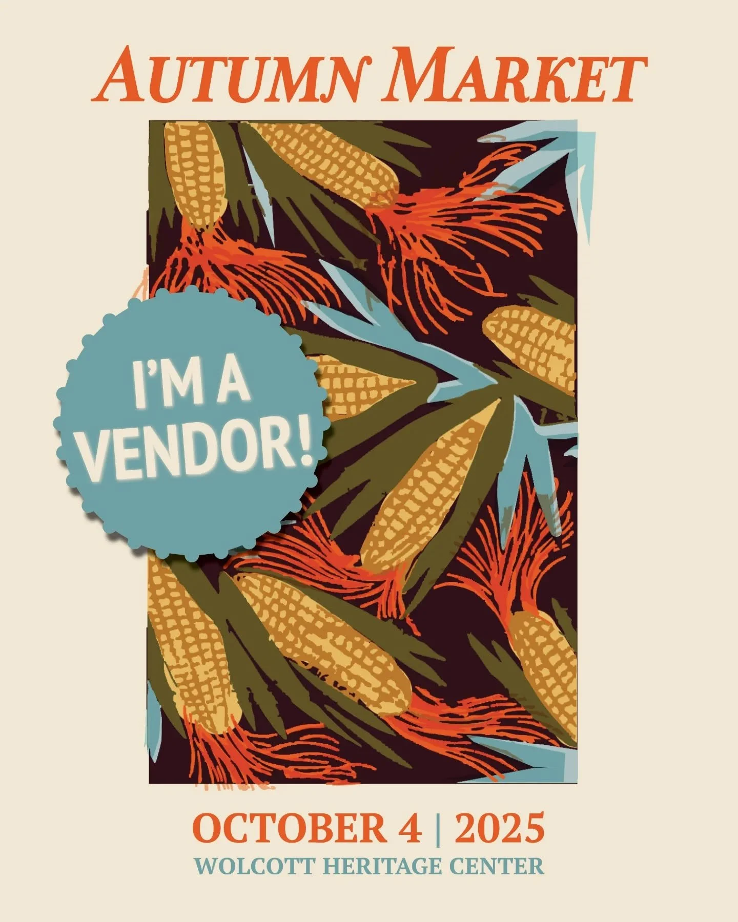 I'm so excited to let you know that I will be a vendor at the 🍂 Autumn Market 🍂 on Saturday, October 4! Stop out to @wolcott_house in Maumee from 11 am-4 pm to browse a curated group of local vendors, enjoy food and music, and tour the historic sit