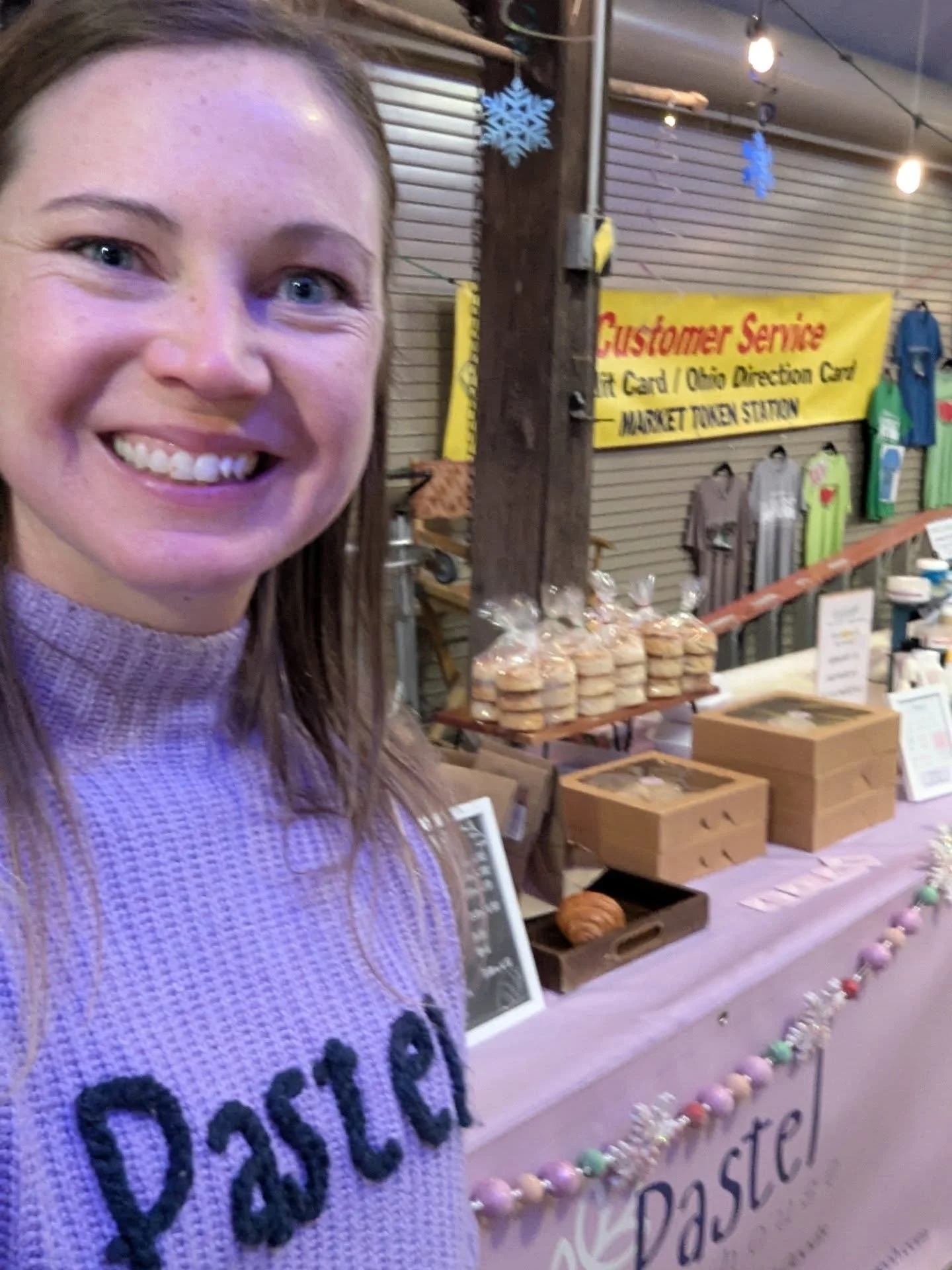 Back to my Lavender Era! I am set up at the @toledofarmersmarket, and still have some treats left! Thanks to everyone who has stopped by already this morning!