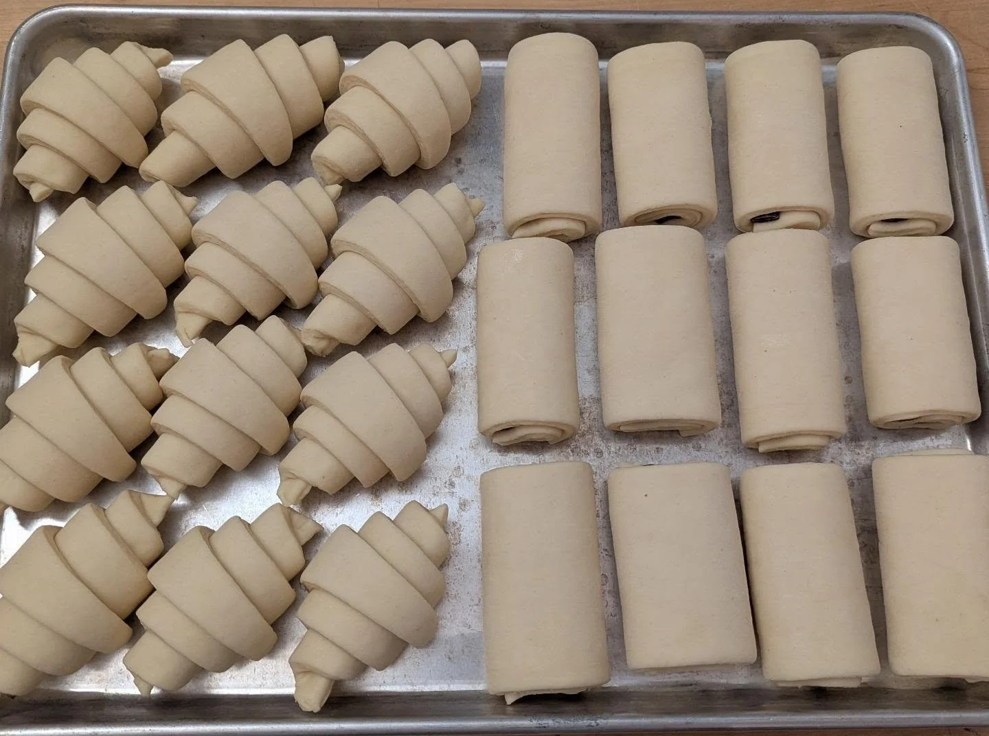 Good morning Pastel friends! We're 2 days out from this week's @toledofarmersmarket! Pre-orders are open on the Pastel website until Friday at 5 pm. Place your order now to claim these croissant b&eacute;b&eacute;s as your own 😃