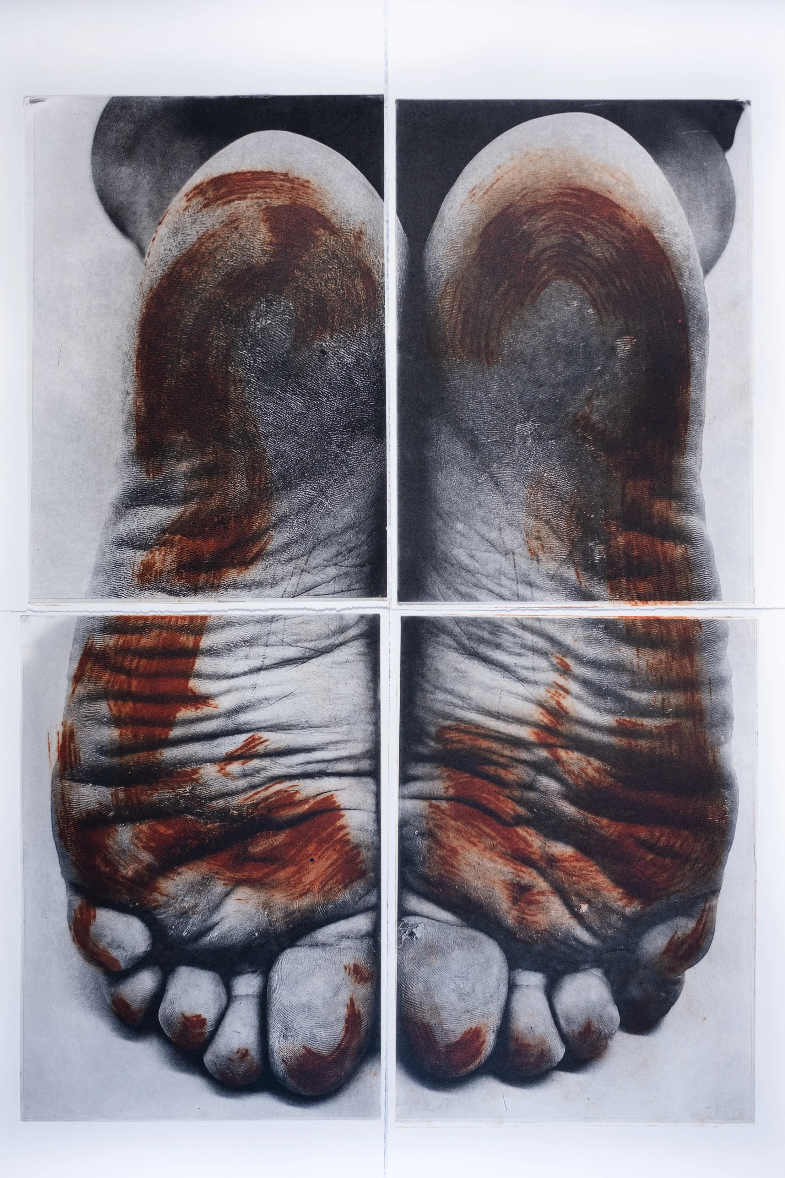 No Limiar do Tempo, Fotogravura  e  Carborundum, 84 x 120cm