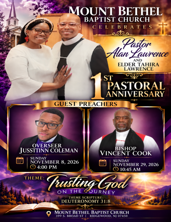 First Pastoral Anniversary 