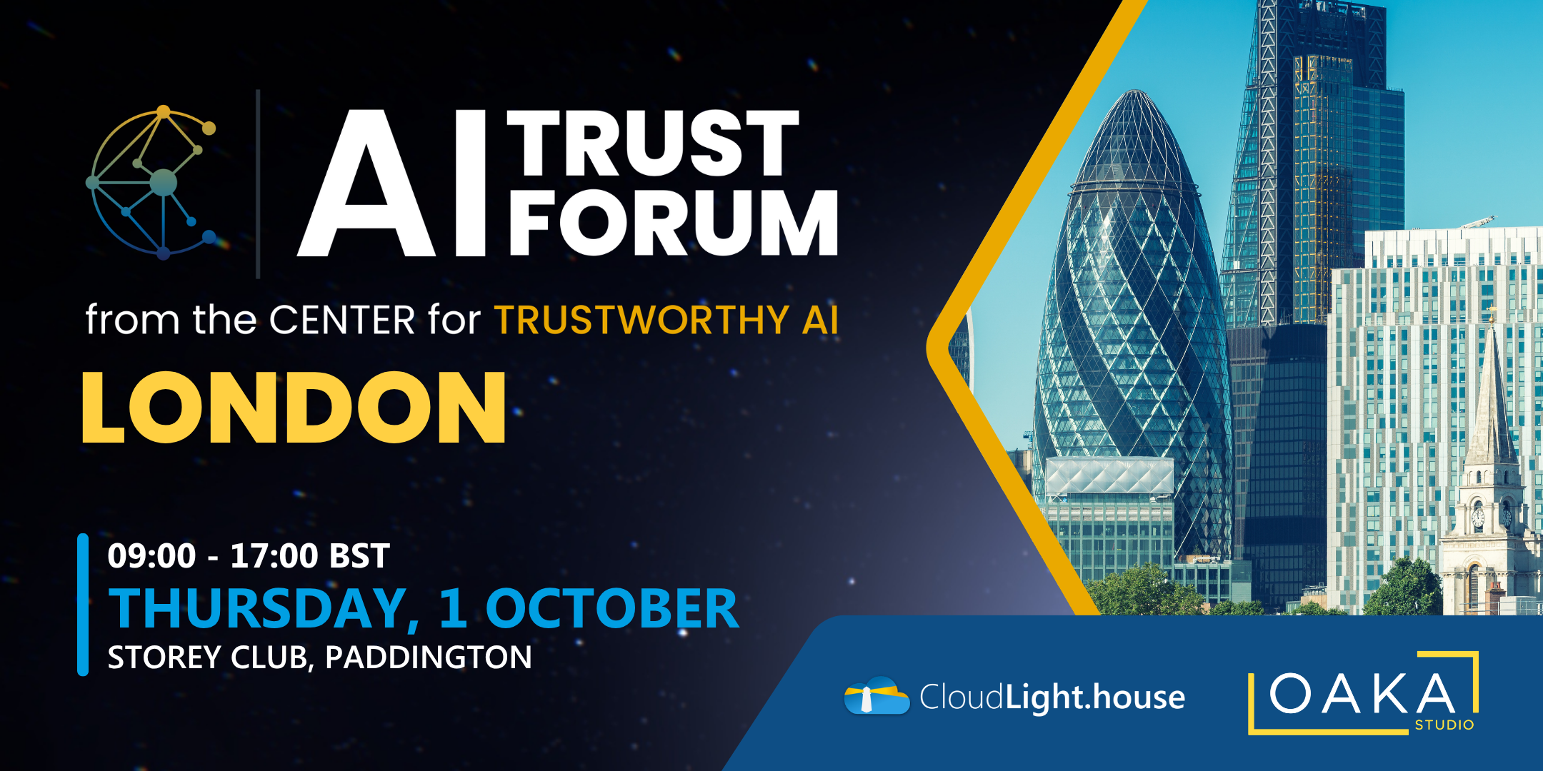 Cloud Lighthouse and Oaka Studio to co-host the AI Trust Forum London&nbsp;