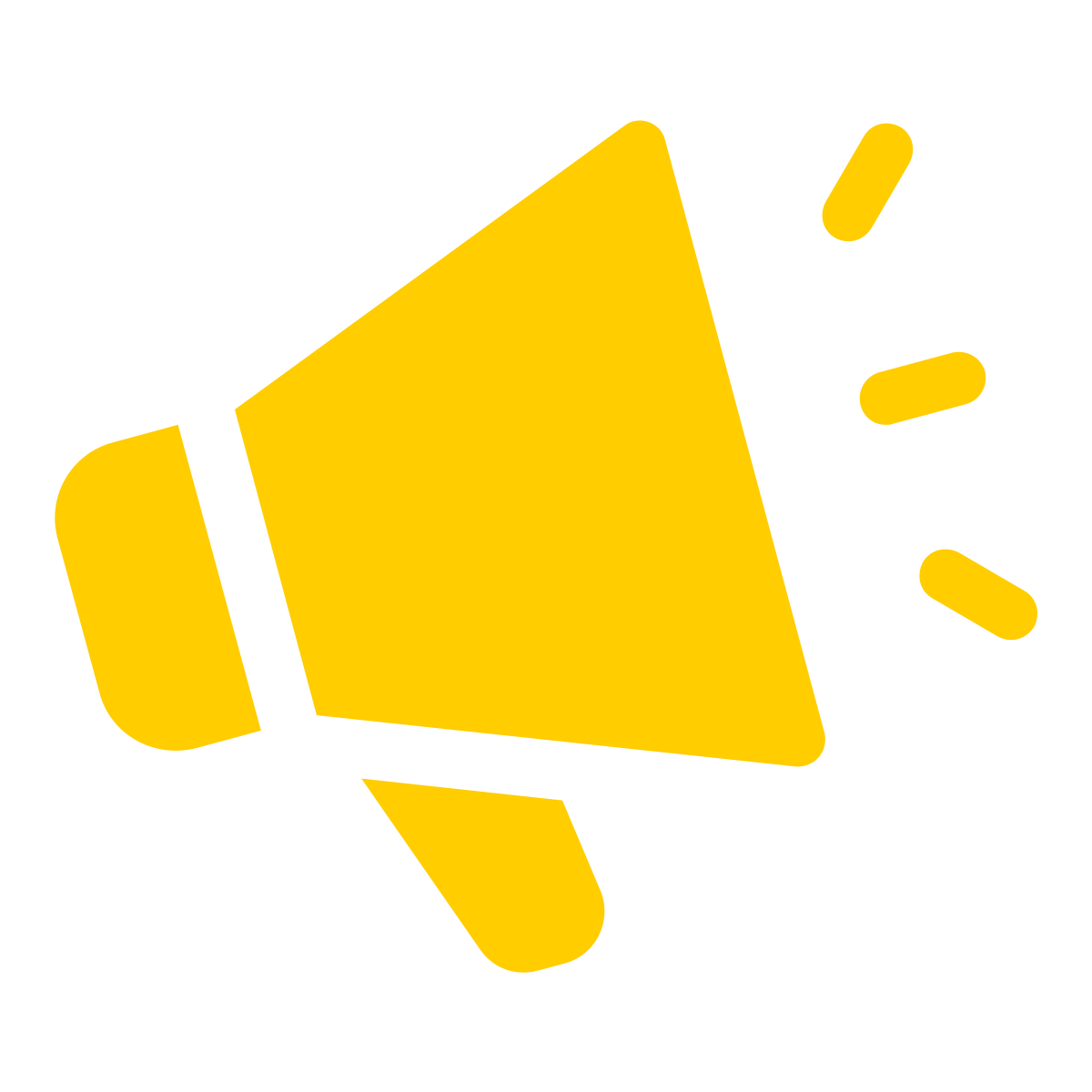 an icon of a megaphone