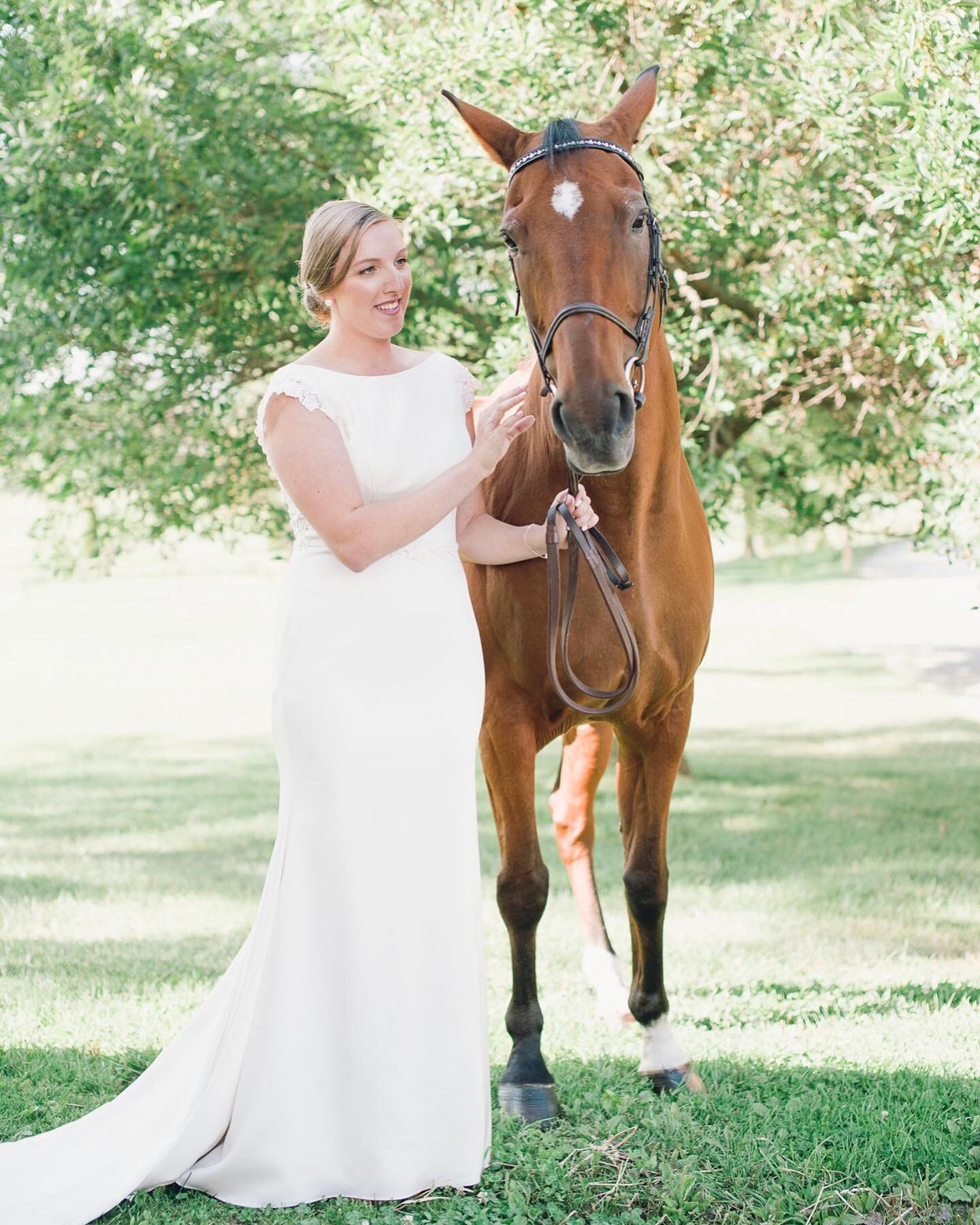 Just a bride and her horse 🥰🐎 
#EquestrianWedding #BestFriends #WeddingDay #WeddingCoordinator 
⠀⠀⠀⠀⠀⠀⠀⠀⠀
📷: Alabaster Jar Photography