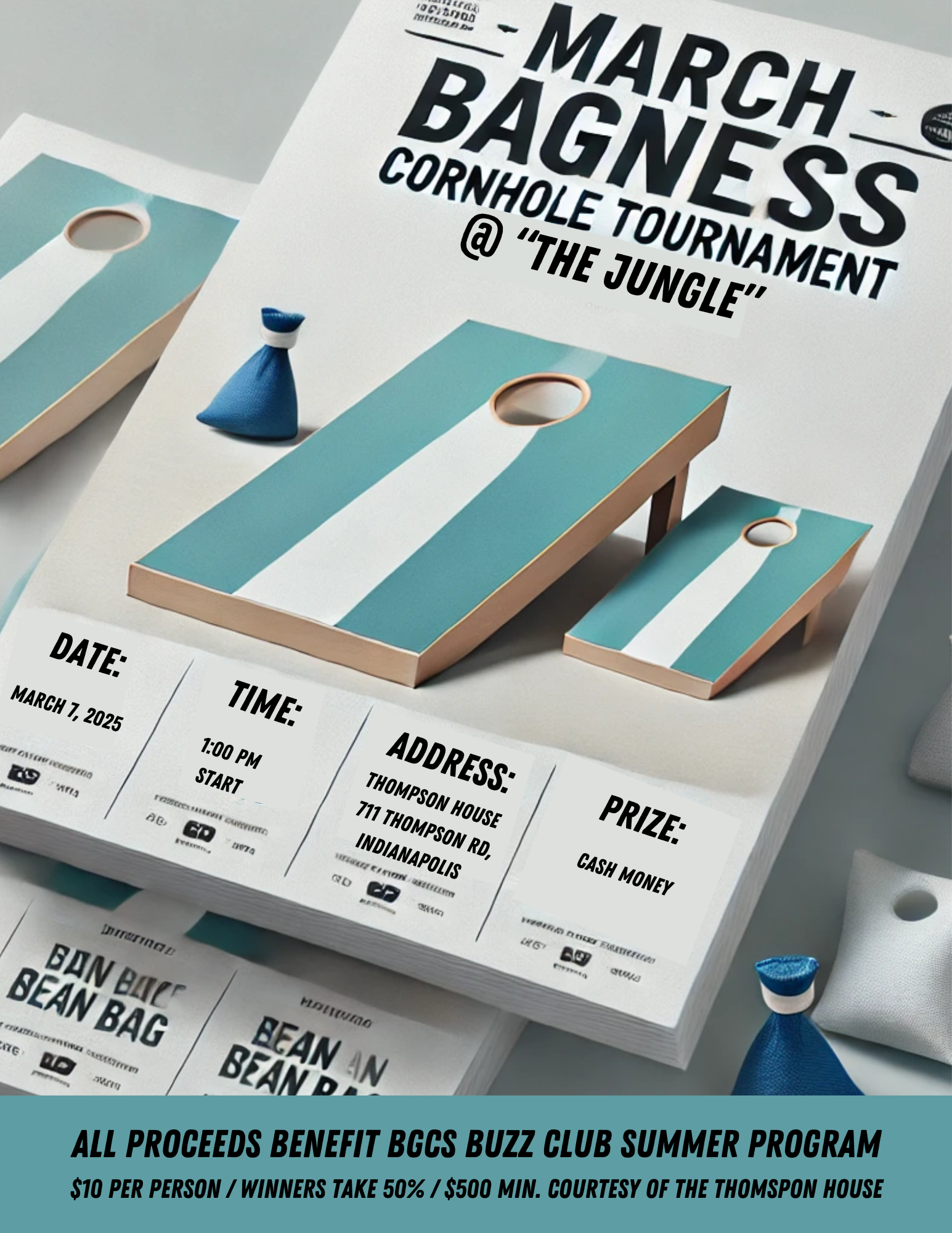 March Bagness Cornhole Tournament 2026