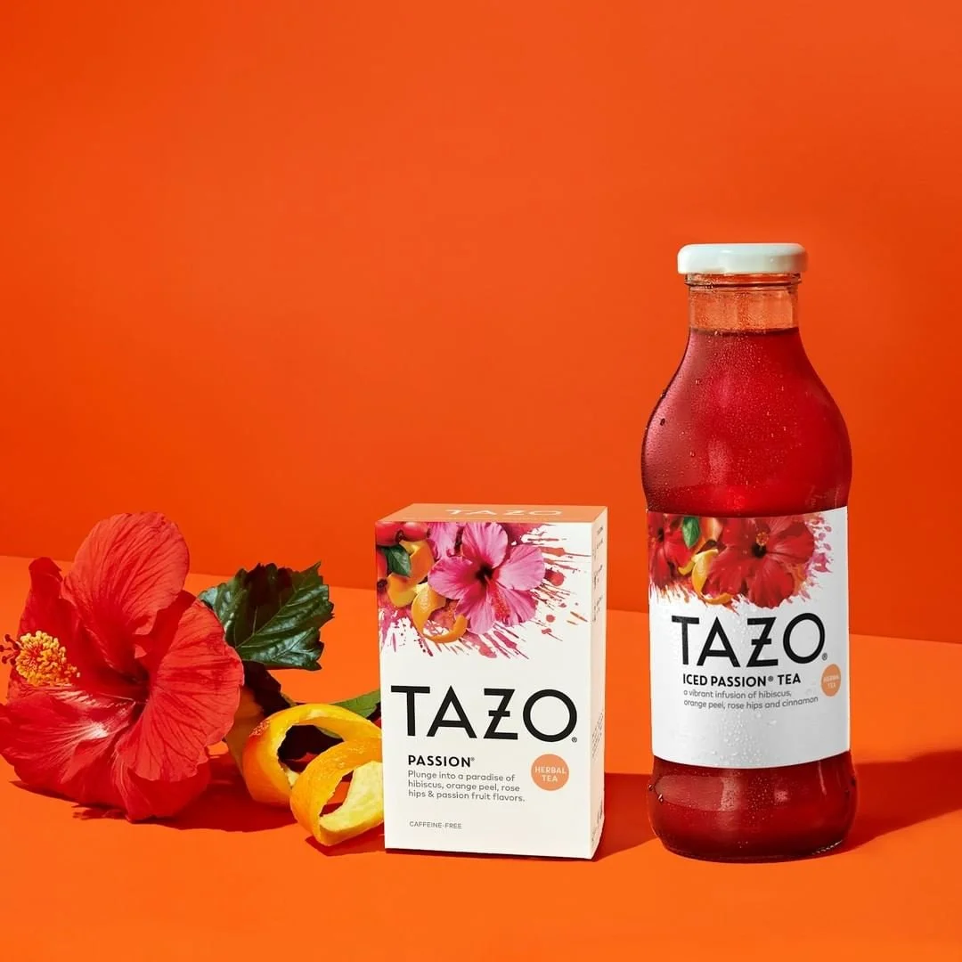 LABEL COPY: Following our Passion to discover the most refreshing iced tea led us straight to a lush, tropical paradise in this invigorating blend of hibiscus, orange peel and cinnamon.