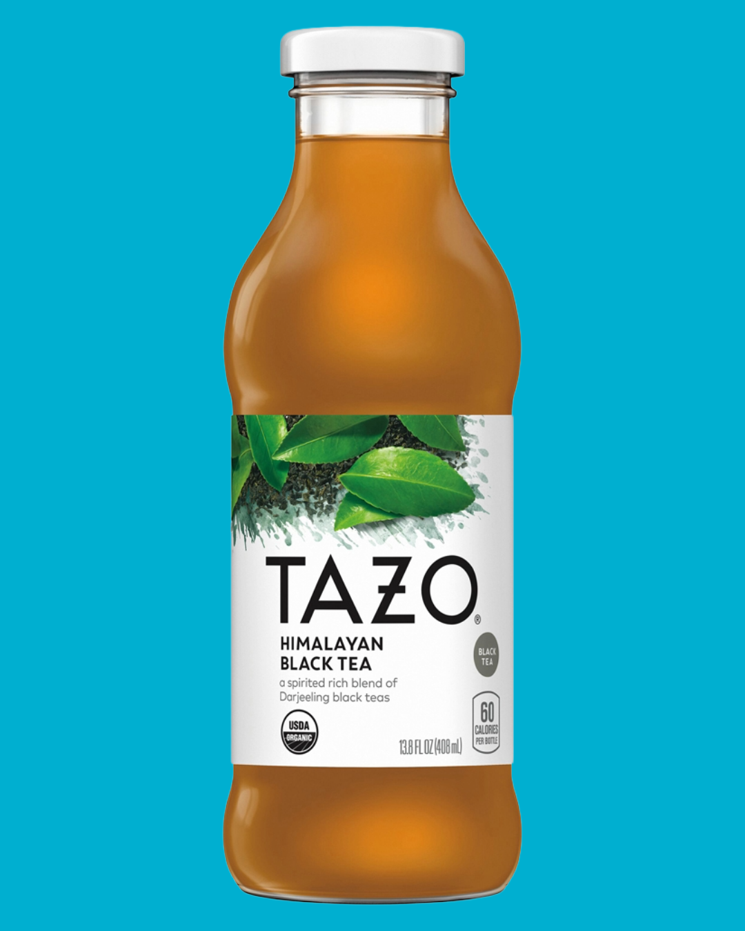 LABEL COPY: We're not above a "peck of flavor" pun. Our Organic Himalayan Black is a robust, daring blend of Darjeeling black teas that reaches new heights!