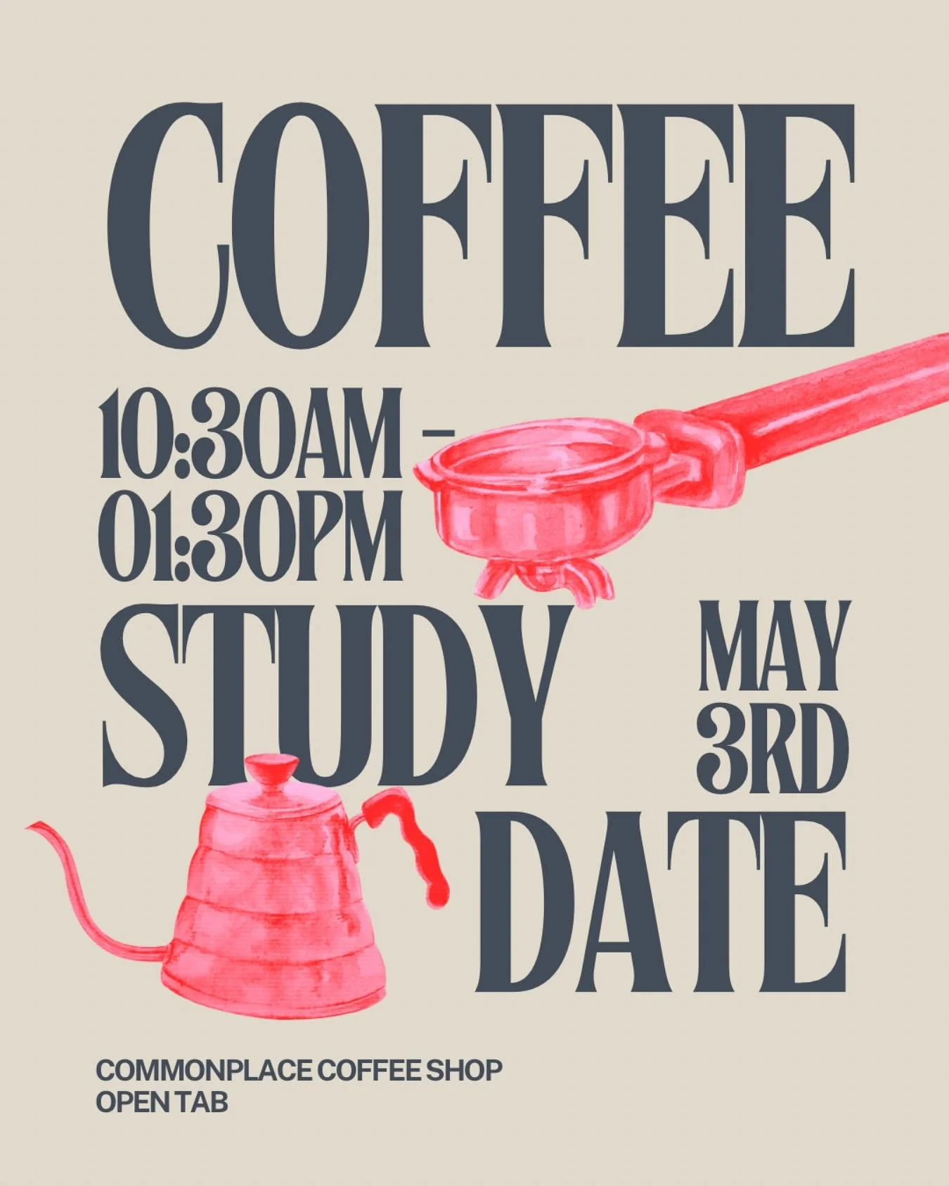 Coffee Date☕️
Join us for an open tab at Common Place Coffee
May 3
10:30am to 1:30 pm
Please sign up on our website!
Link in bio!