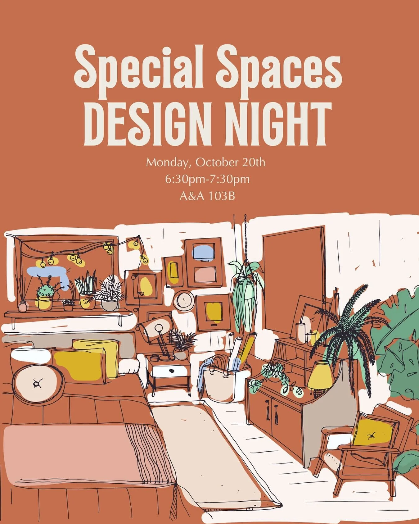 Join us and Special Spaces for another room design competition! Use your creativity and bring your supplies to come up with a design that could change a child with cancer’s life.
Monday October 20th
6:30-7:30 PM
A+A 103B
Sign up at the link