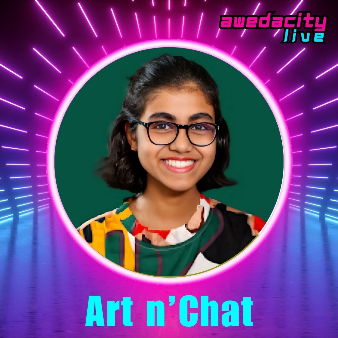 🚀 AWEDACITY Live - Show Alert 🚀

🎙️Art n' Chat - Teresa Melvin, teen artist and creator from USA.
This show is a treasure trove of Procreate tips and recordings from her YouTube series, Art n' Chat. 

Join @TeresaMelvinart as she connects with inc