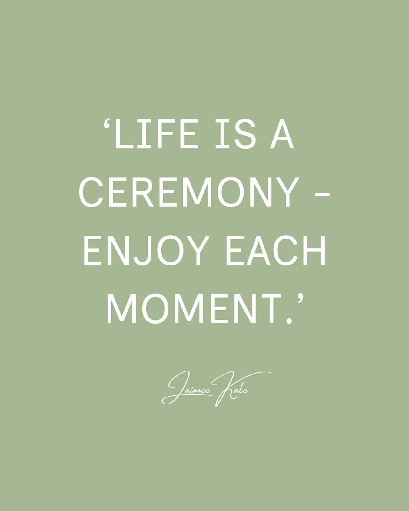 Today while driving to journal club I was reminded that Life is the Ceremony. We have the option to choose how we show up in each moment, each day and each interaction. Are we showing up with kindness and a open loving heart? Or are we showing up wit