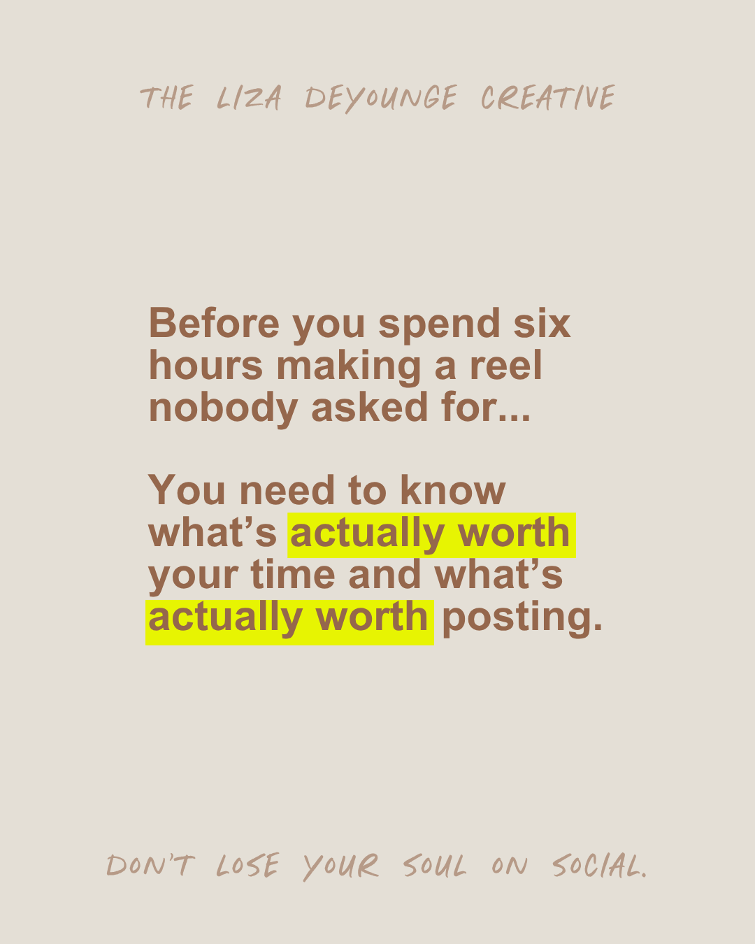 You’re Probably Over Complicating Your Socials