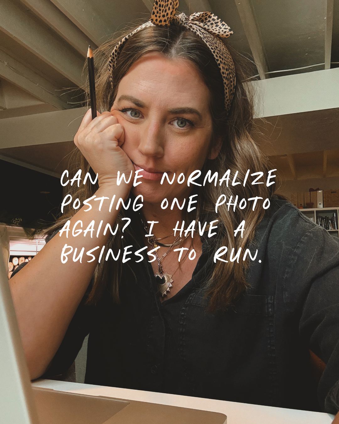 Not every post needs to be a reel or seven-slide carousel!