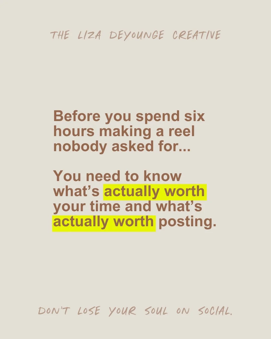 You&rsquo;re probably over complicating it! 🙈🙈🙈

(social media strategy, social media tips, content strategy, content creation, Instagram strategy, Instagram marketing, small business marketing, small business owner, social media manager, content 