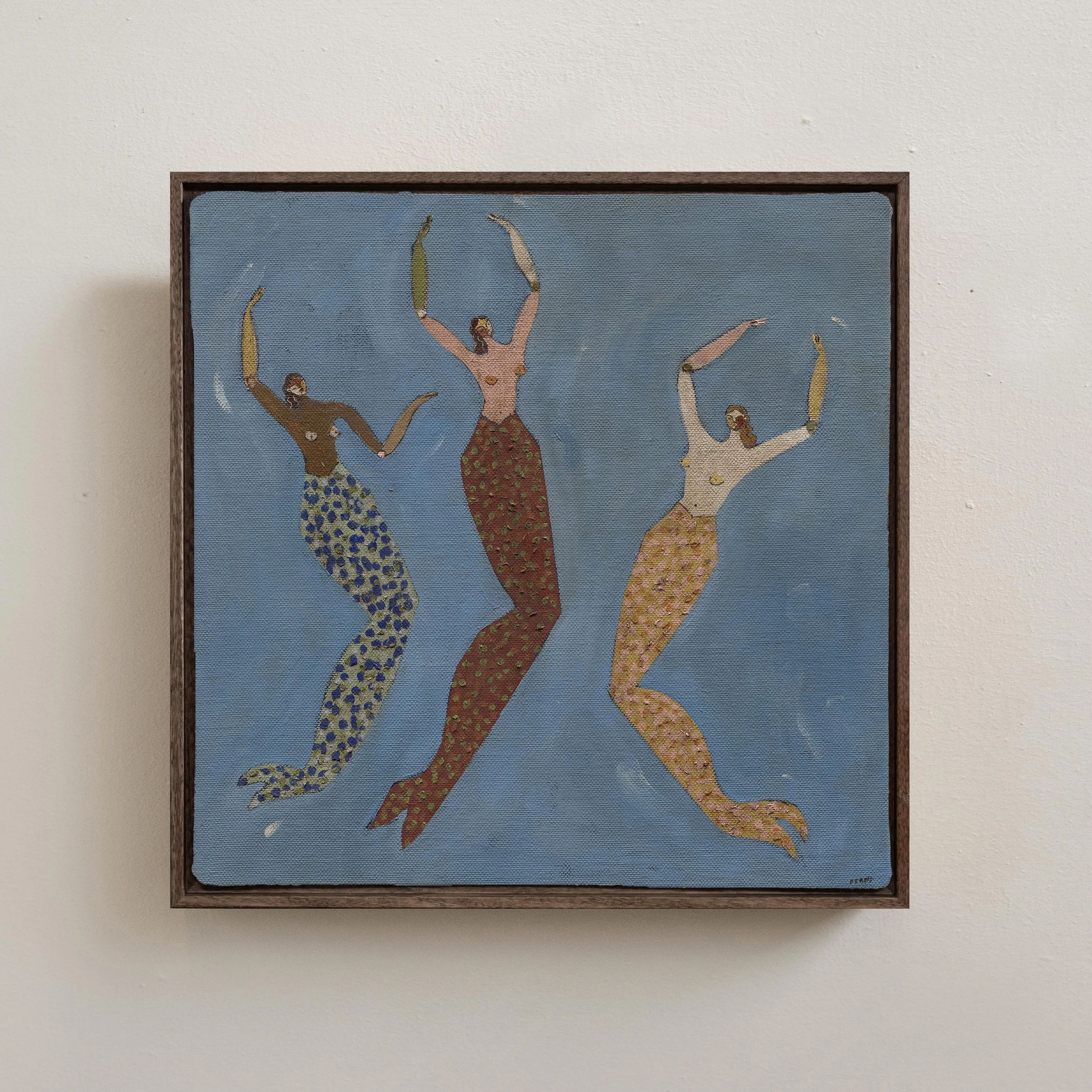 Swaying In Blue - Original Artwork