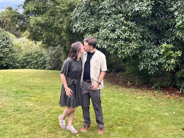 Simon and Alina - elopers from Switzerland- Waipahihi Botanic Reserve - April 2026