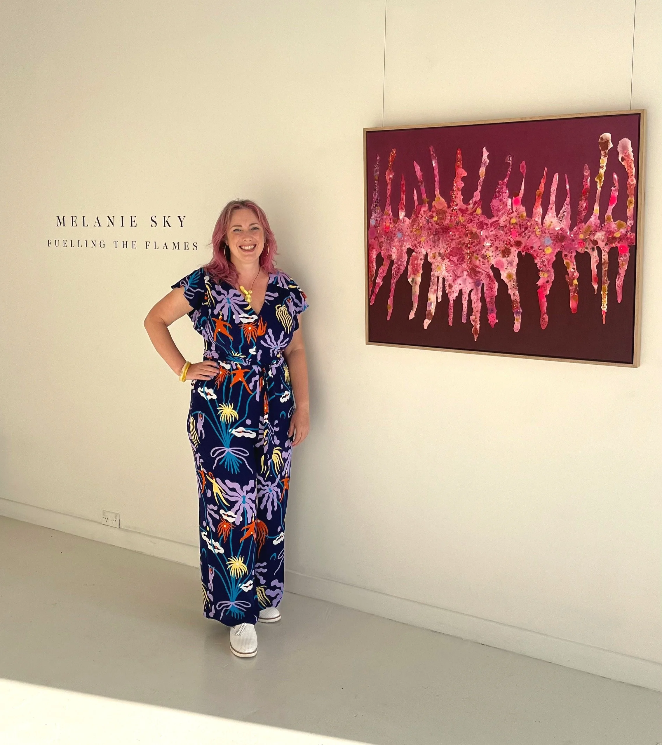Artist Melanie Sky Studio Mel Sky