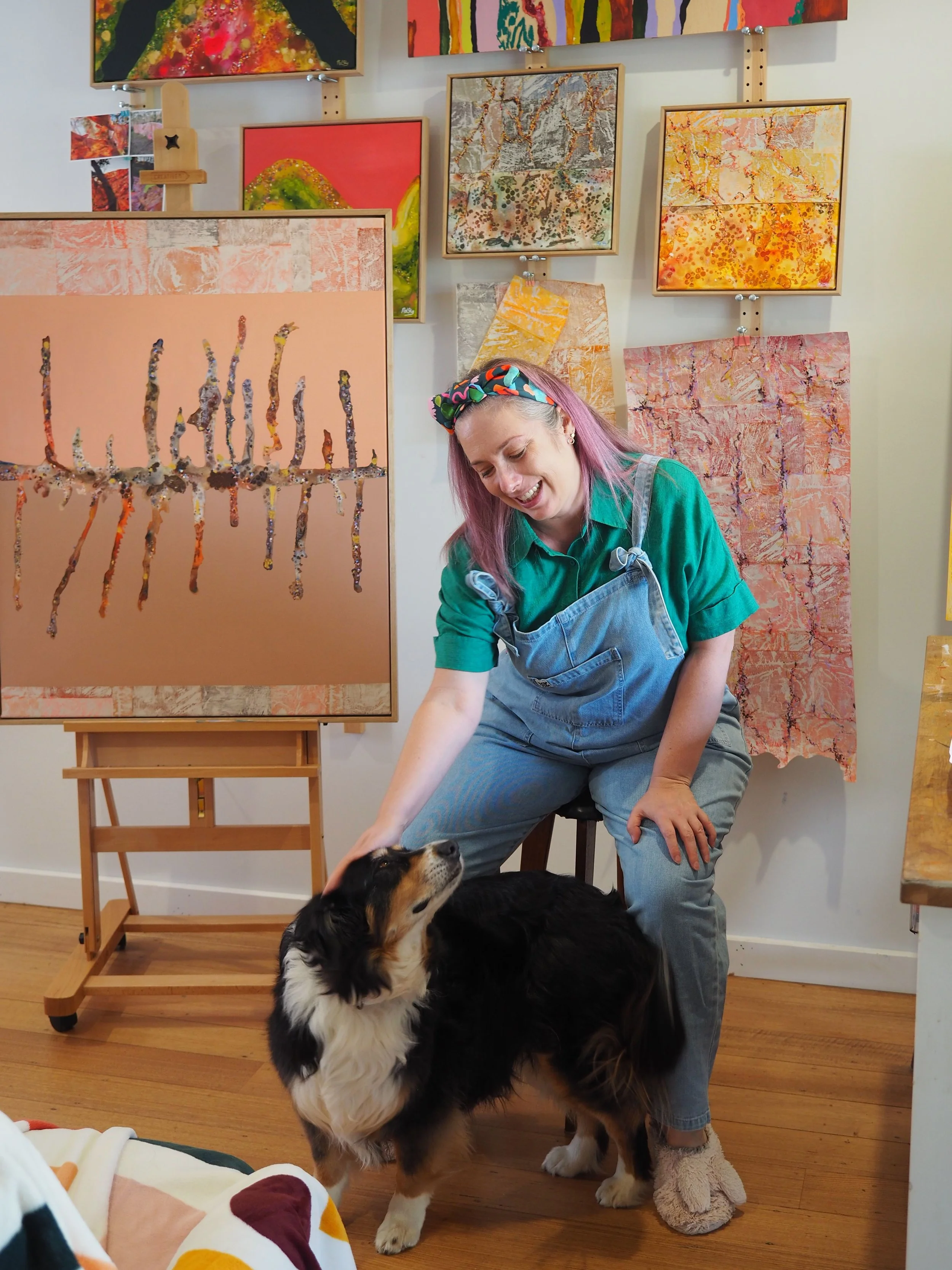 Artist Melanie Sky Studio Mel Sky
