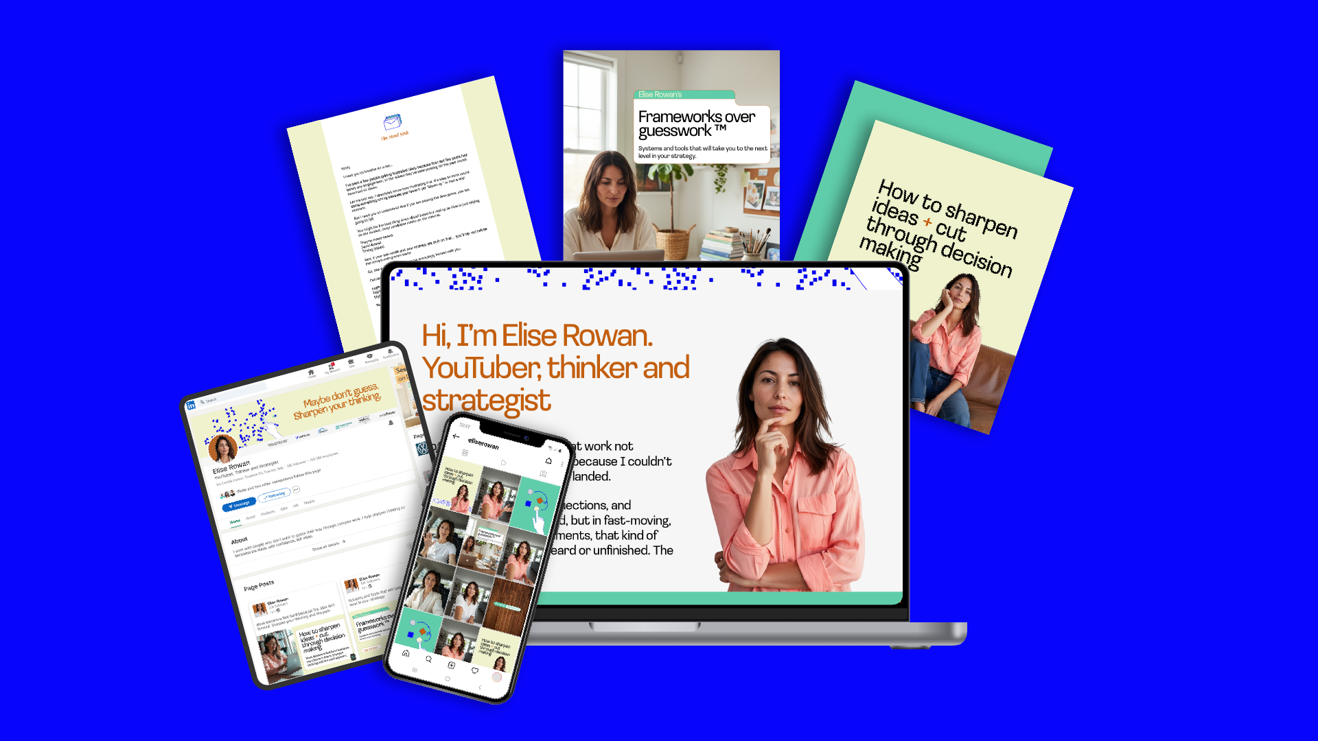 business coach logo and social media design