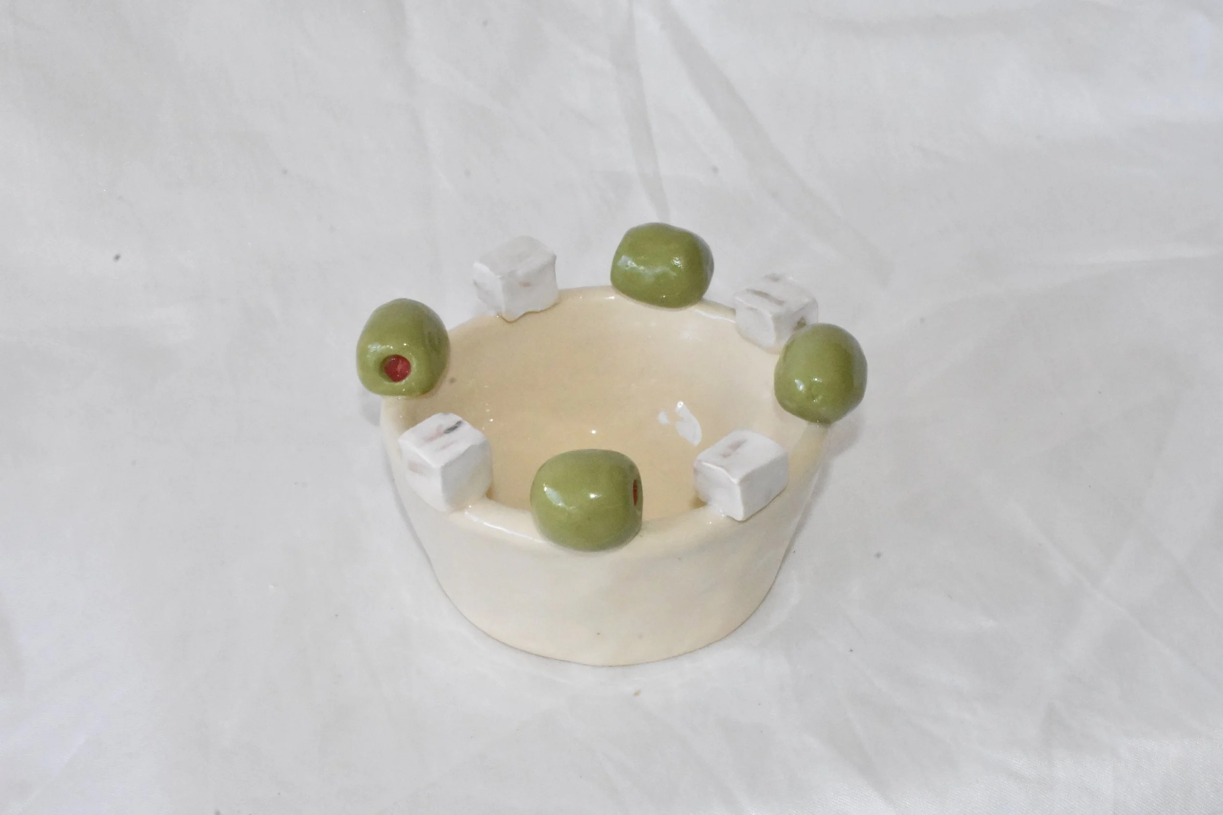 Small Olive Fetta Bowl