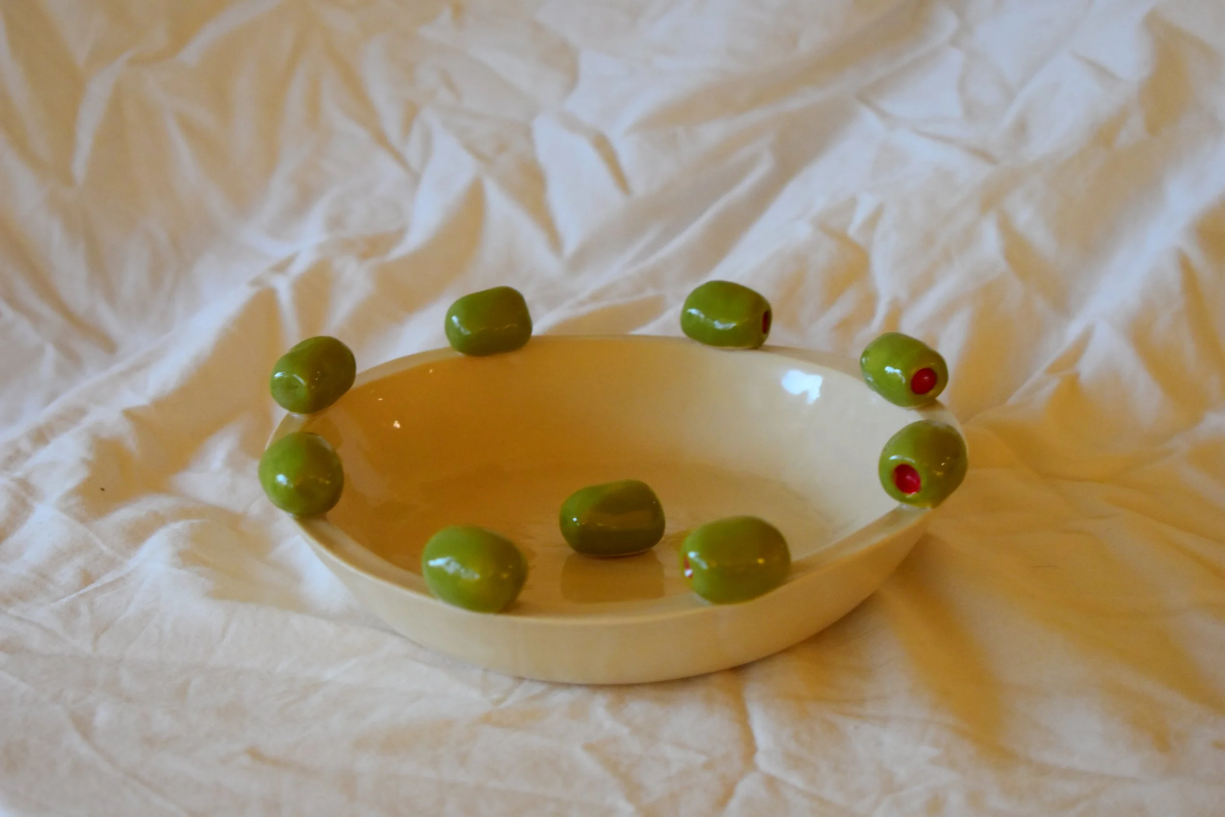 Original Sparse with Middle Olive Bowl