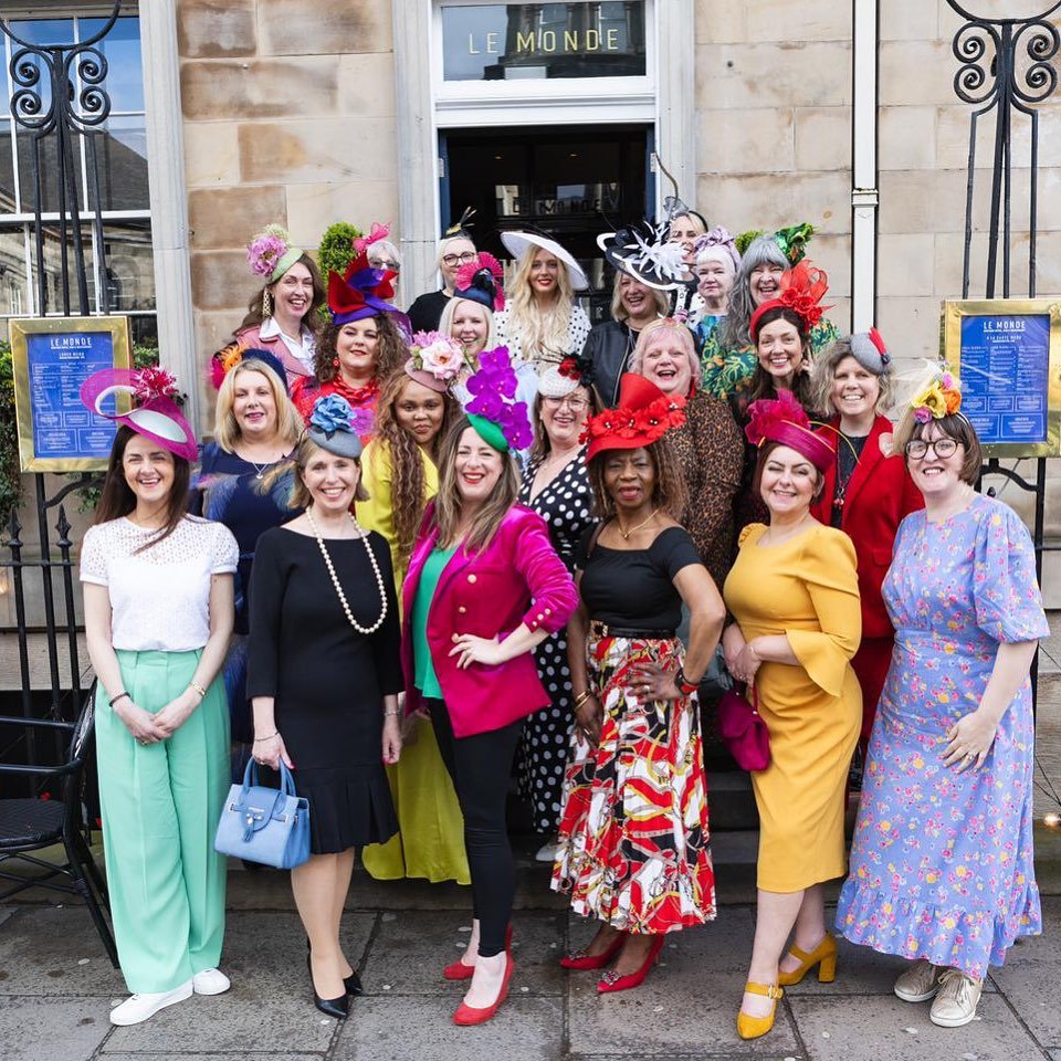 Had an amazing time this weekend with my @millineryandbusinessacademy_ ladies! We had a lovely afternoon tea @lemondehotel in Edinburgh. Thank you to everyone who traveled in from across the UK! 
.
.
#photoshoot #KatherineElizabethMillinery #meetup #