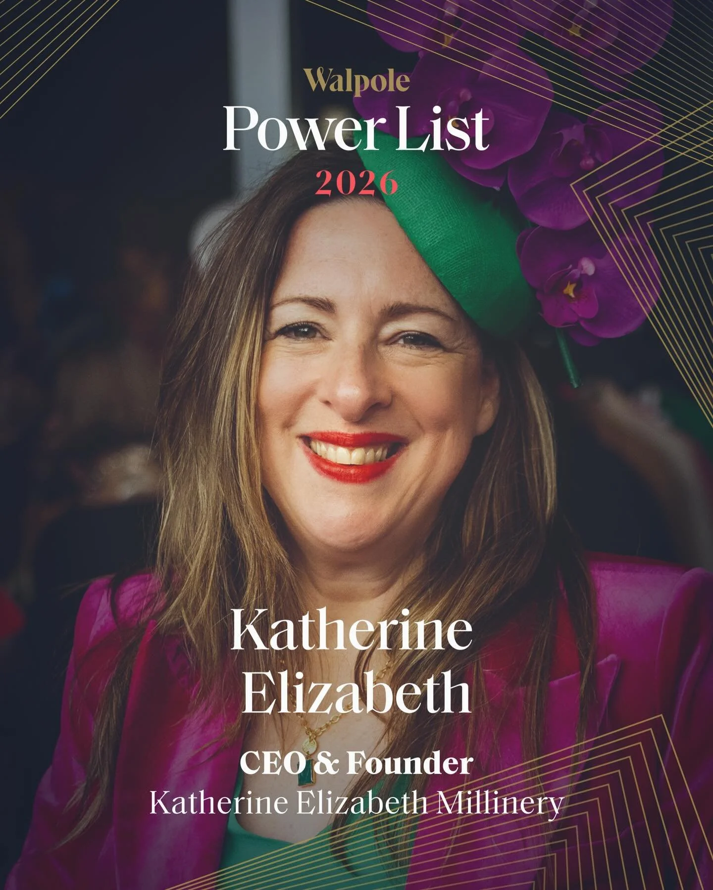 I&rsquo;m thrilled to have been included on the Walpole Power List 2026, which celebrates 50 individuals from within the Walpole membership whose creativity, leadership and skill is set to define the direction of the British luxury sector over the co