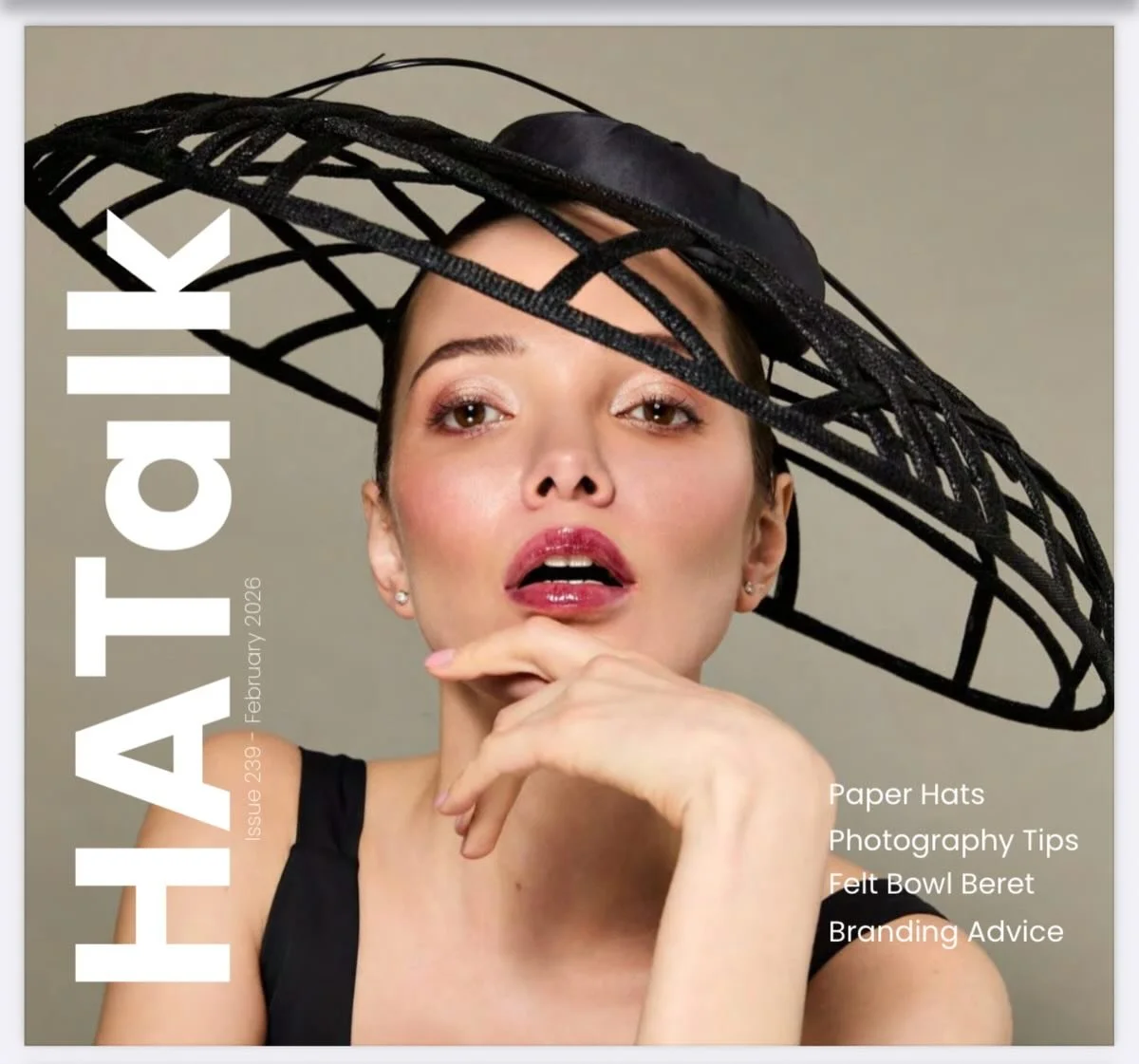 Very excited to announce our hats have been featured in the Magazine @HATalk this month as well as KYLO being featured on the front cover. 
A big thank you to HATalk magazine. 
.
I also wanted to let you know that you can learn how to create the hat 