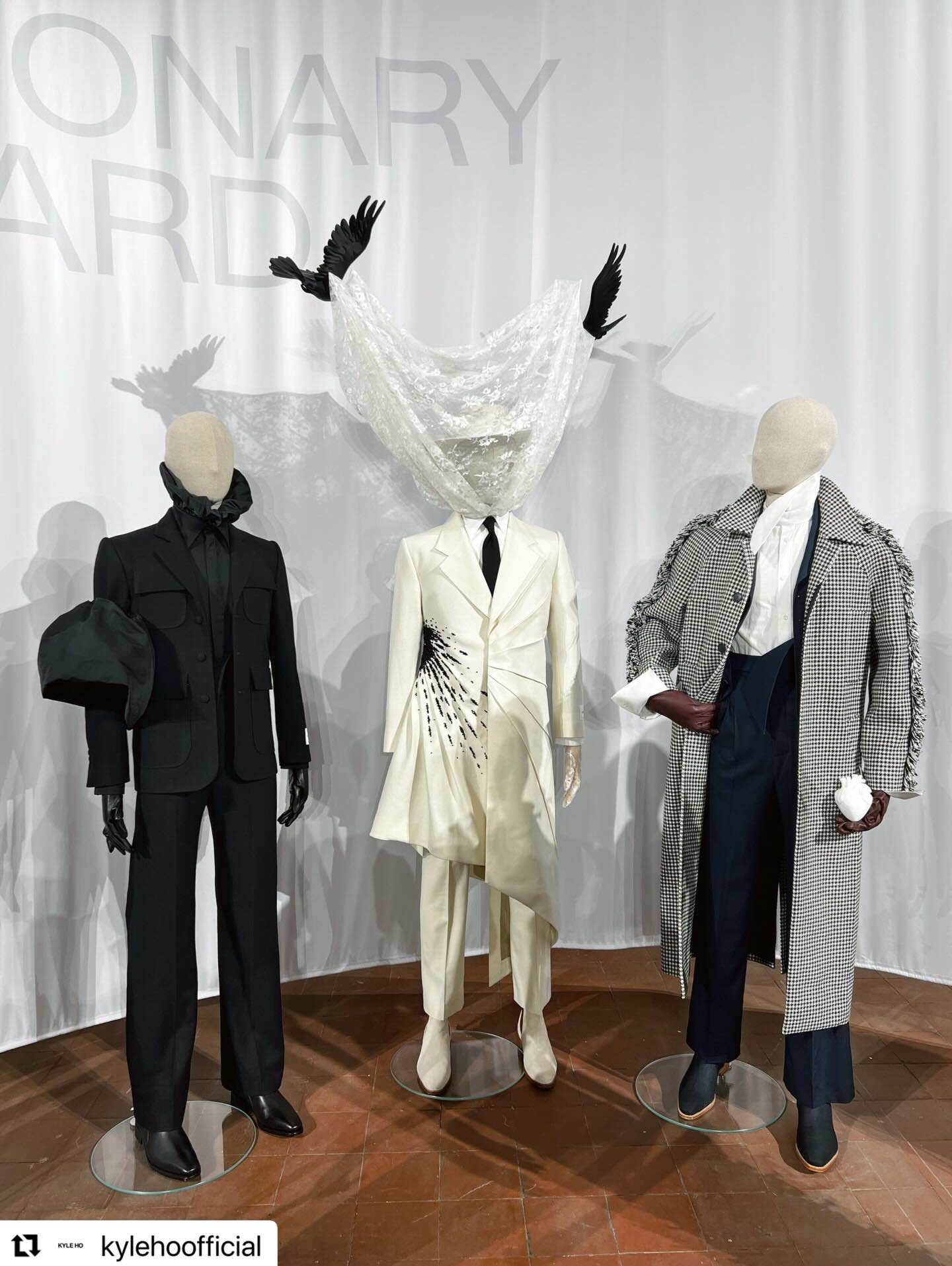 I am very excited for @kylehoofficial who was in Copenhagen last week for the Visionary Awards and Paris this week. 
We love working with Kyle and creating hats for his collections, it's a great partnership. 
This white felt hat was created in collab