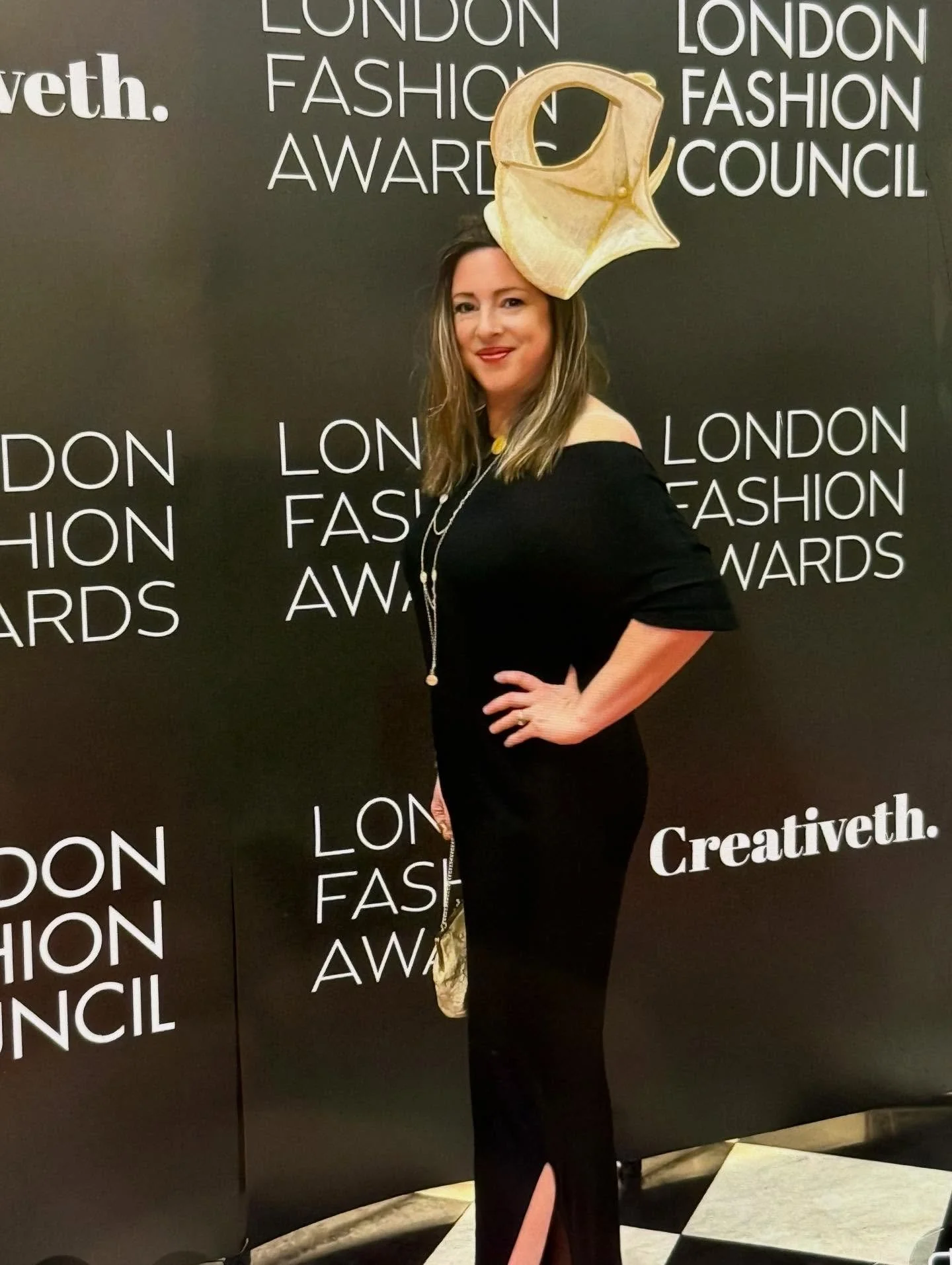 Nominated for Accessory Designer of the Year 2026 from the @londonfashionawards at the beautiful @theconnaught 
Thank you to everyone involved! 
@camilla_glowwell 
My dress was from a Spanish designer, my jewellery from the amazing @simavaziry ❤️
Hat
