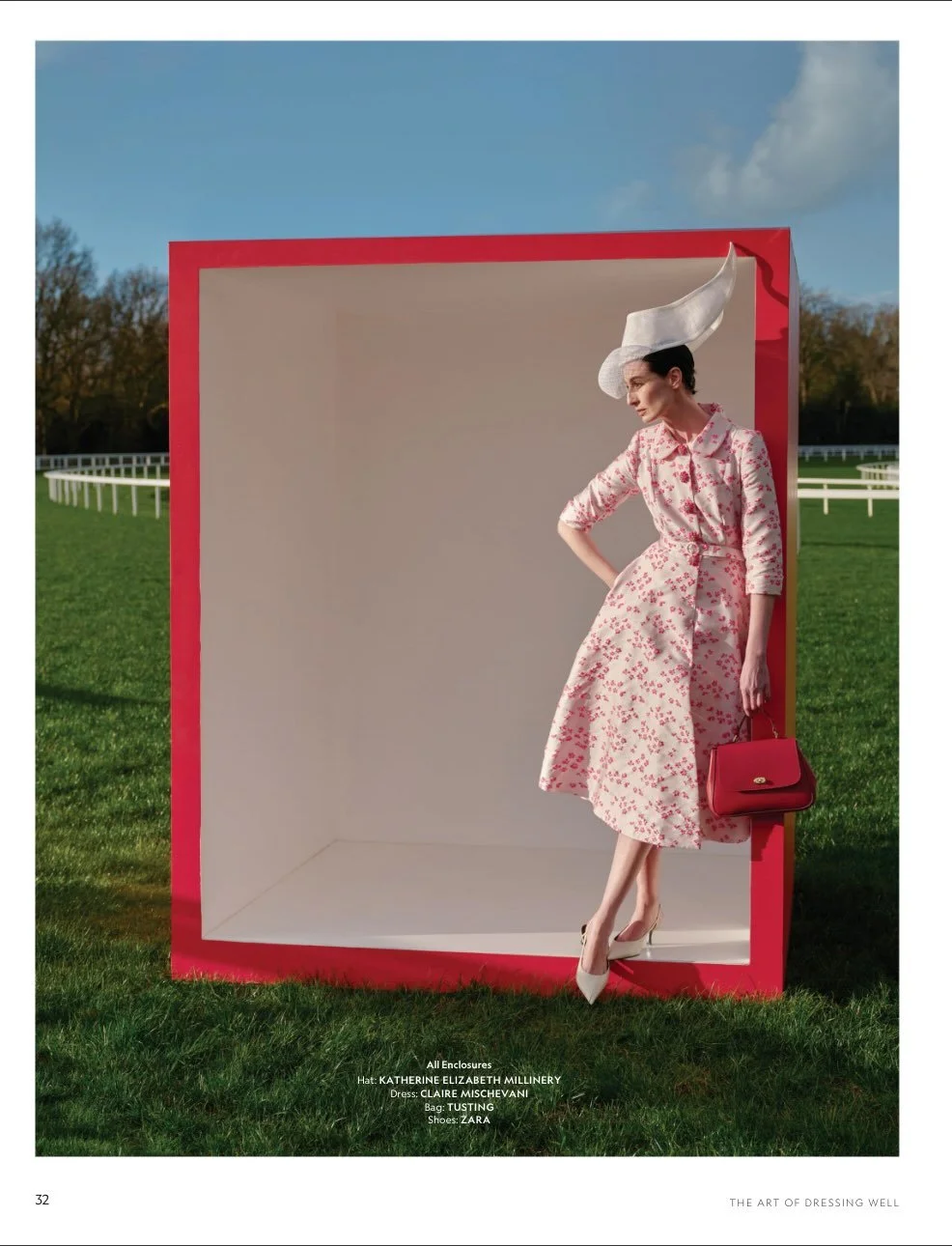 ROYAL ASCOT STYLE GUIDE🌟
We are delighted that our sculptural millinery design was included in the 2026 Royal Ascot Style Guide, styled and created by the talented @danielwfletcher @d_w_fletcher 
Modelled by the beautiful @erinoconnor 
Dress by the 