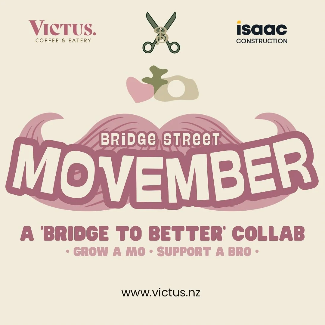 Today’s the Day! Time to jump onboard the ‘Stache Train and show your support for Bridge Street. 
Anyone can join the effort, just search ‘Bridge Street Movember’ or hit the link in our Bio.
And Yes, Nick will be shaving his