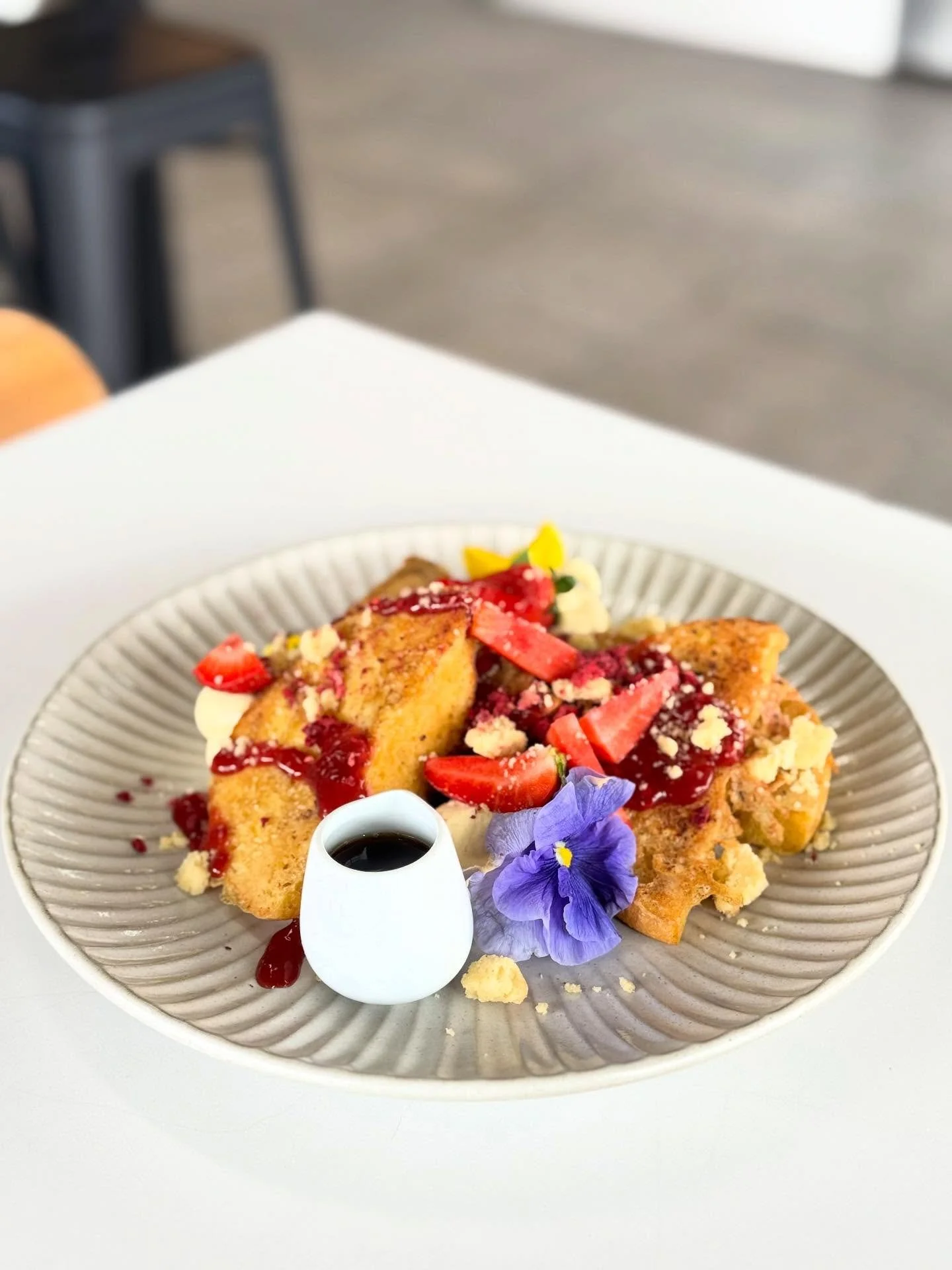 Our new summer menu launched today, and WOW you guys loved it!!
The Strawberry Shortcake French Toast is fast becoming a favourite dish. 🍓🔥 
It&rsquo;s a must-try for your brunch options this weekend. See you from 8am tomorrow 👋🏼 
.
#victus #vict