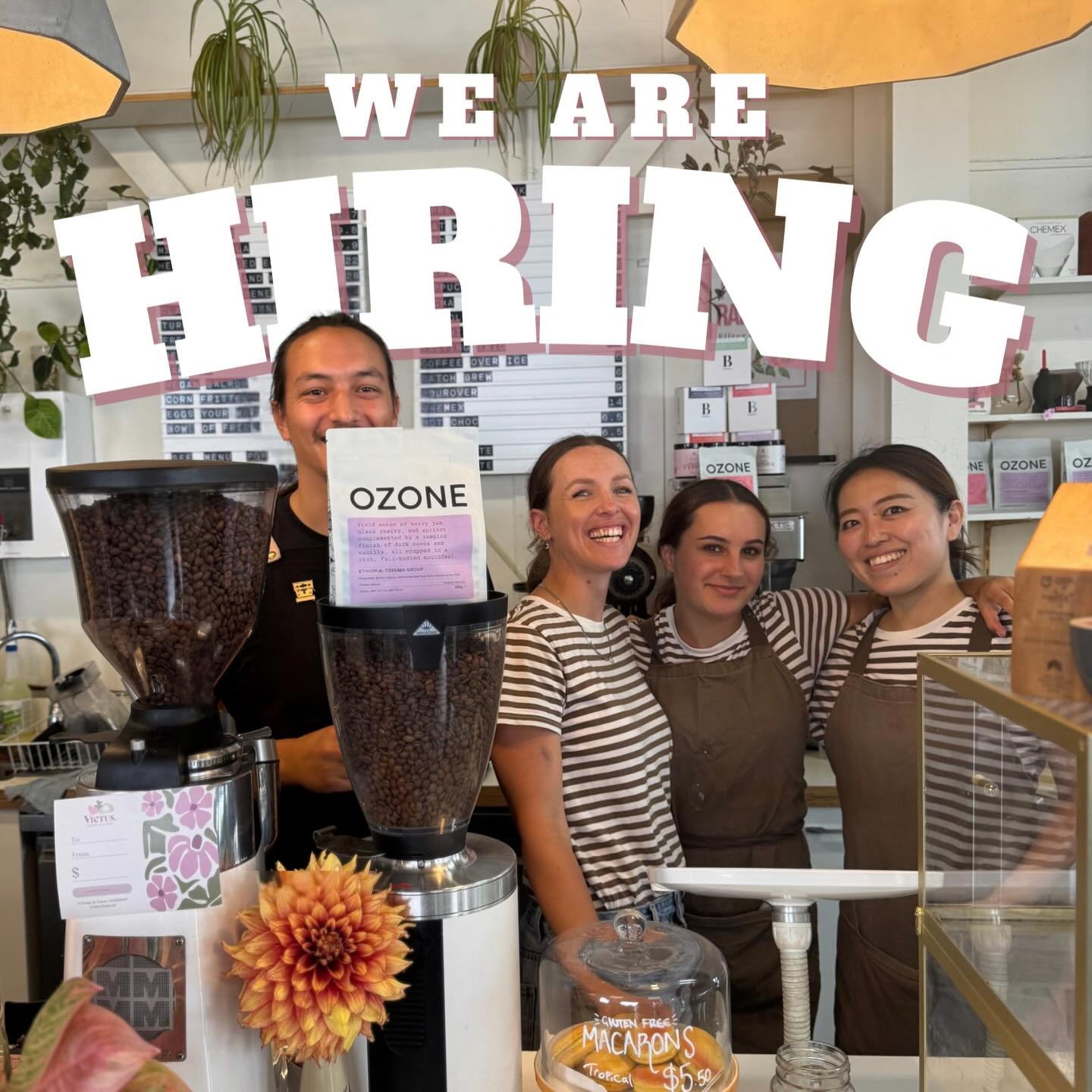 💫 A rare opportunity to join our management team 💫

We are hiring for a Cafe Manager 

📍 Victus Coffee &amp; Eatery
🕒 Approx. Minimum 30-40 hours per week (Tuesday to Saturday) 

Victus is looking for an experienced Caf&eacute; Manager to join ou