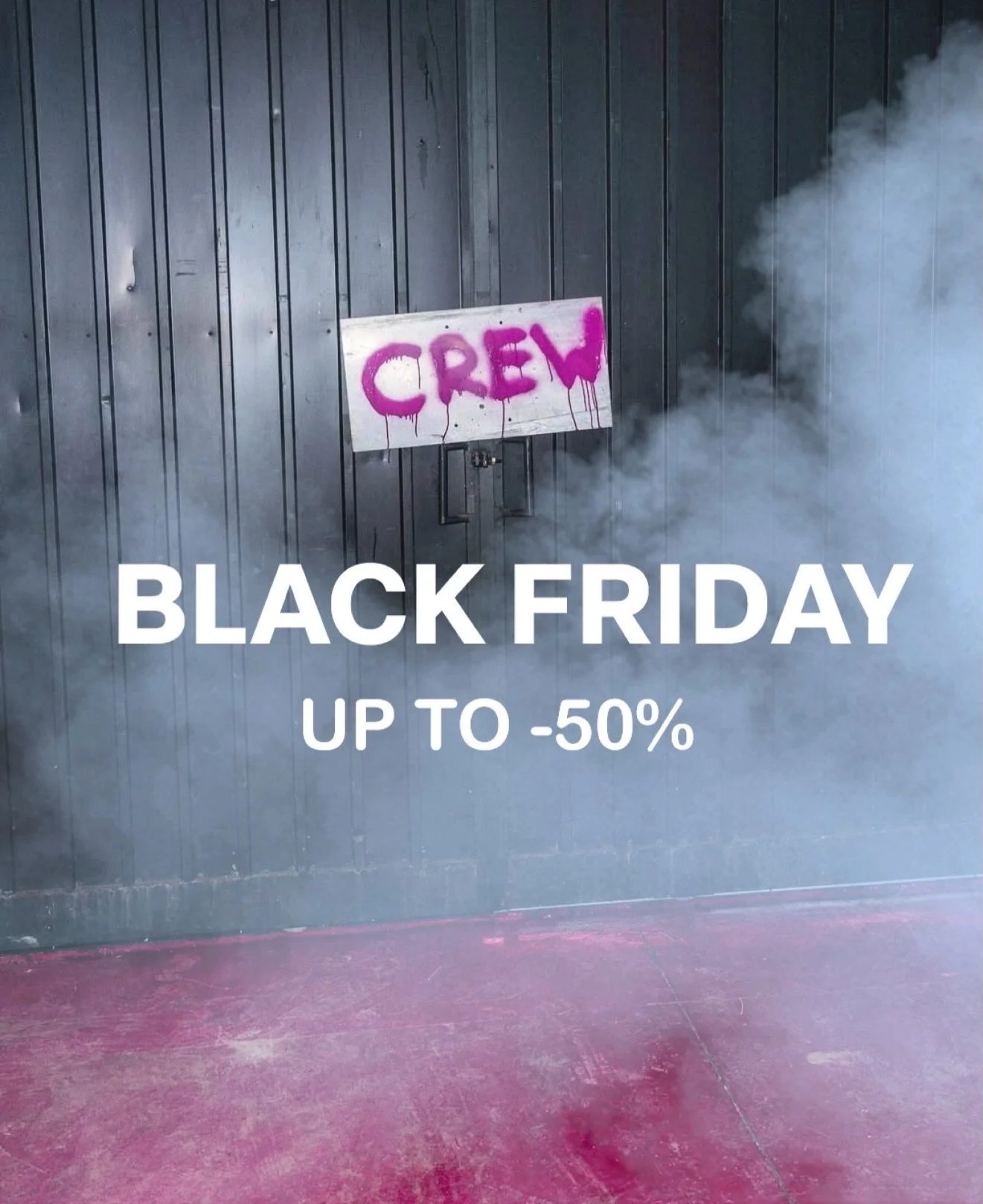 ONLY WEEKEND ‼️
BLACK FRIDAY CREW - UP TO -50%