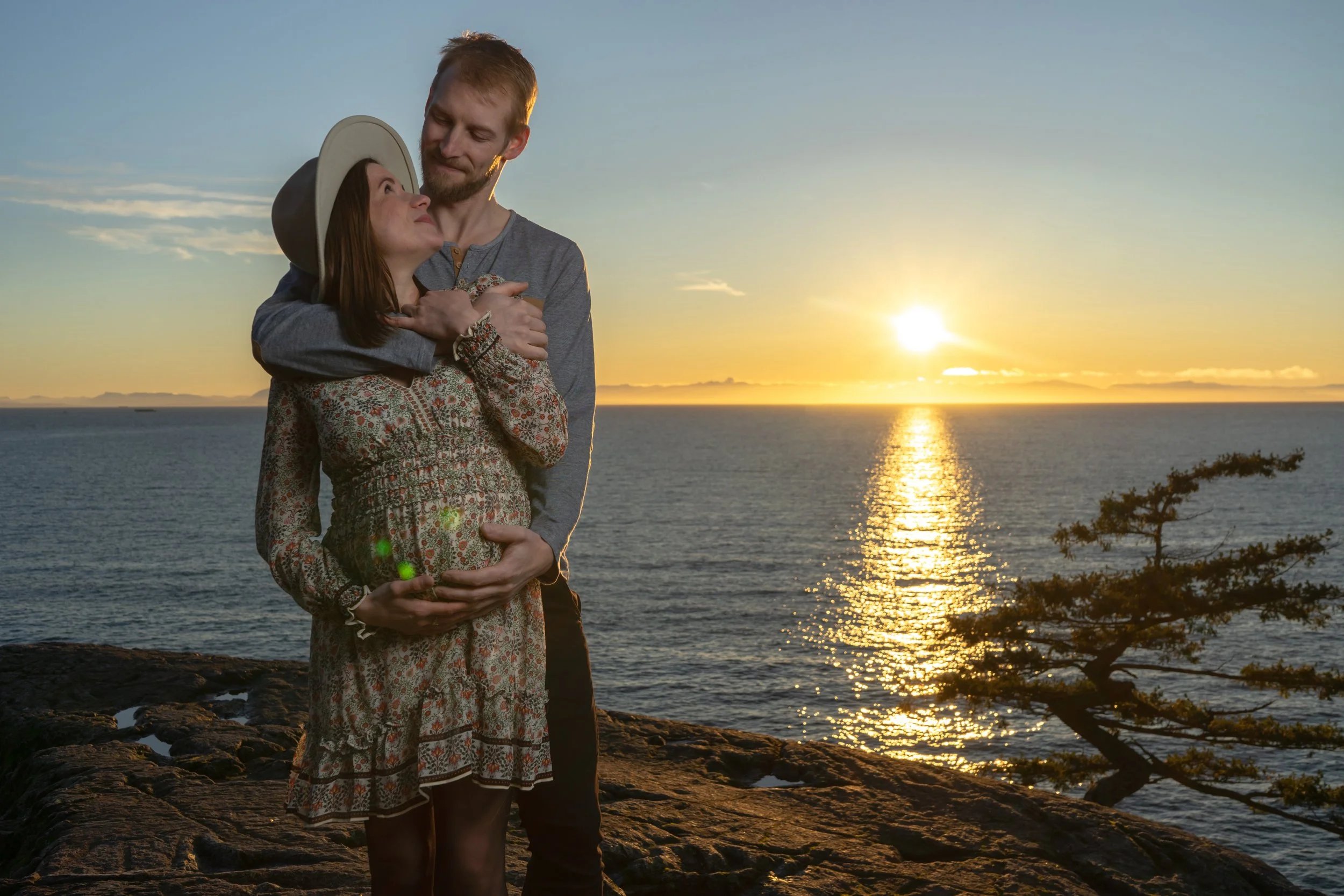 Sunset photoshoot at west coast