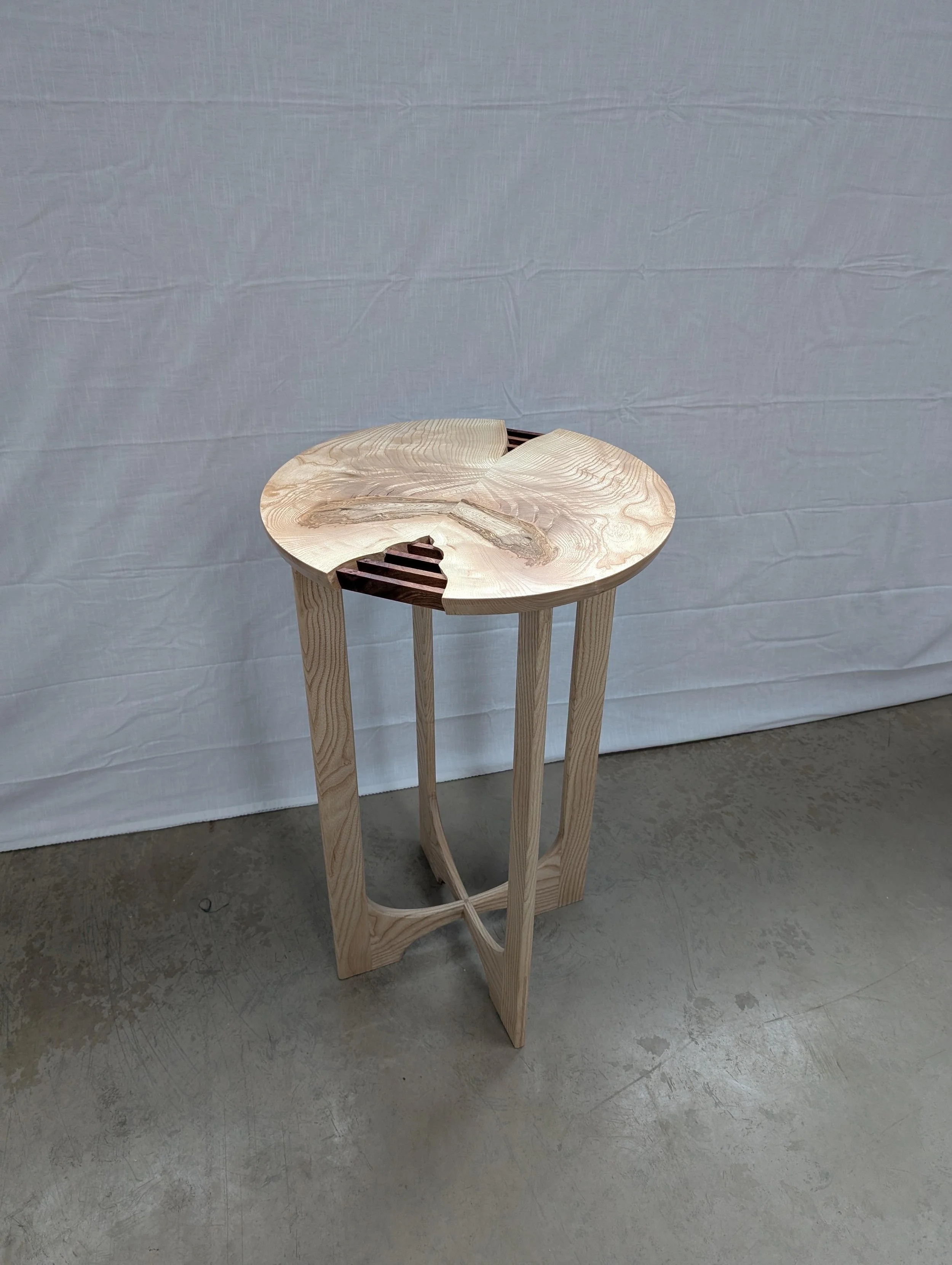 Book Matched Side Table