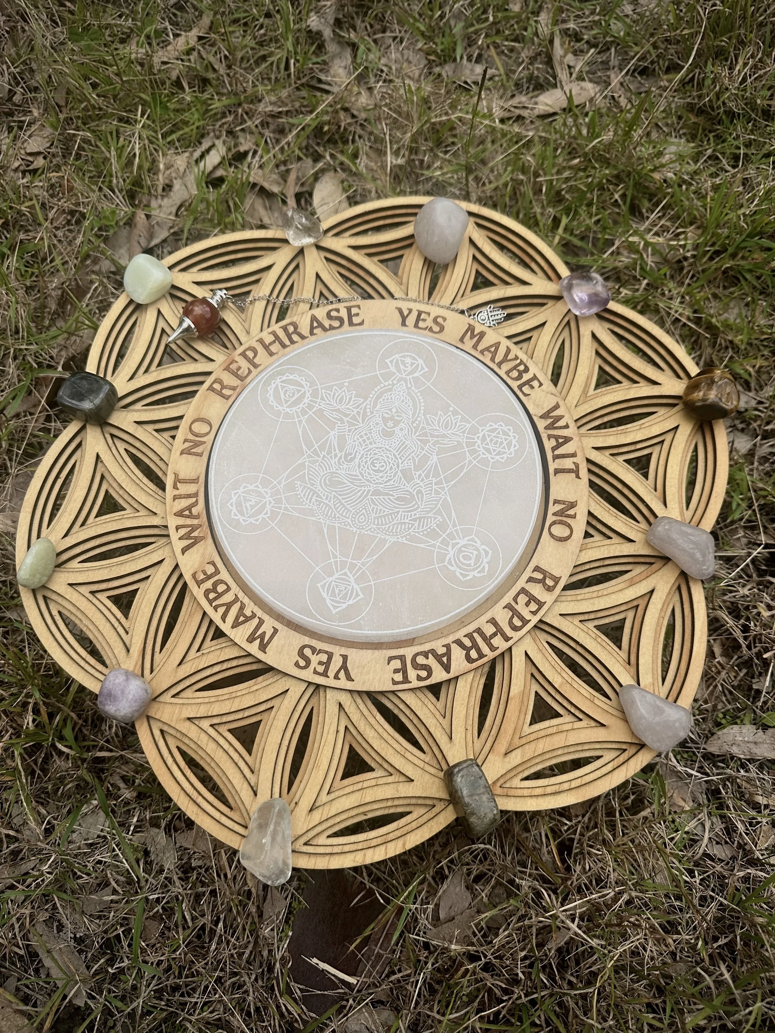 Lakshmi Selenite Plate