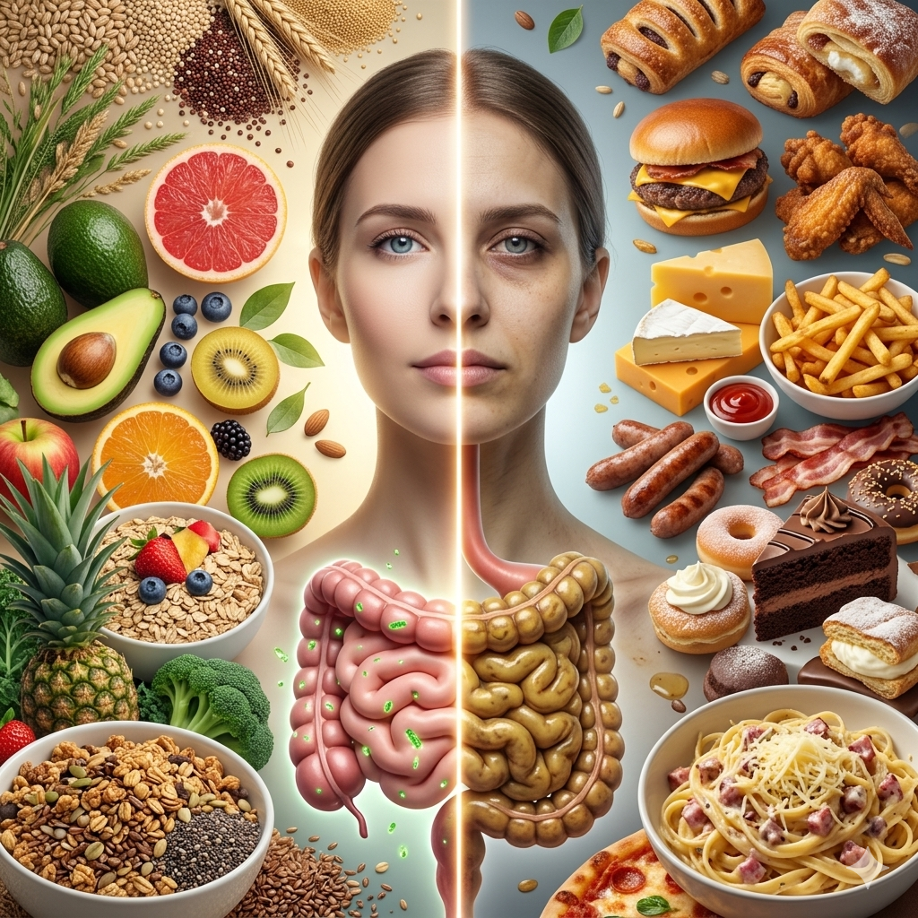 La dieta moderna, rica en grasas y ultraprocesados, puede alterar la microbiota intestinal y aumentar la capacidad del organismo para reciclar estrógenos, frente a una alimentación basada en fibra y alimentos frescos.