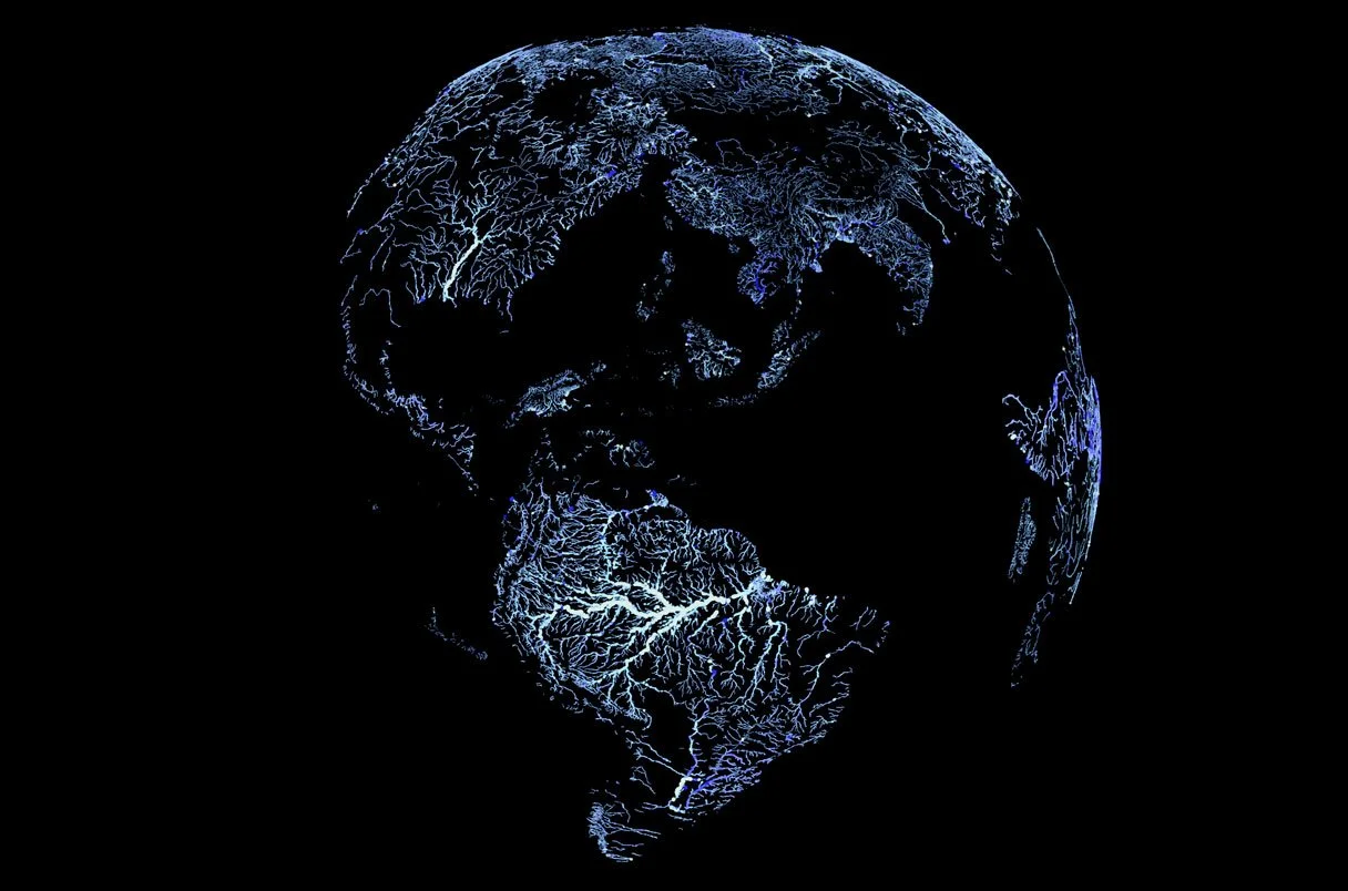Un año de observaciones del satélite SWOT revela las variaciones estacionales en el volumen de agua de los ríos del planeta.