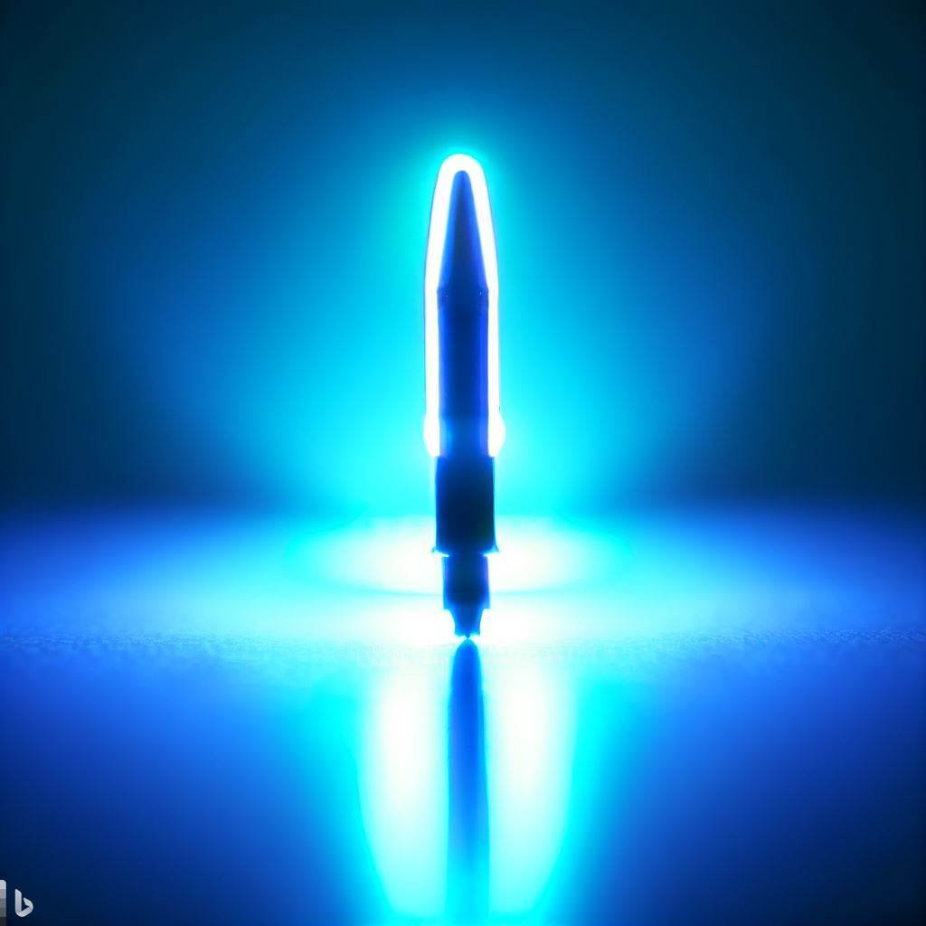 Simple ballpoint pen can write custom LEDs