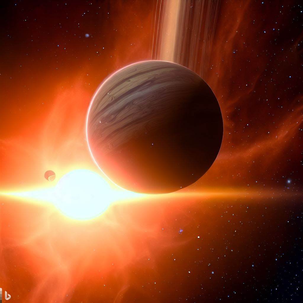 A “Jupiter” Hotter than the Sun