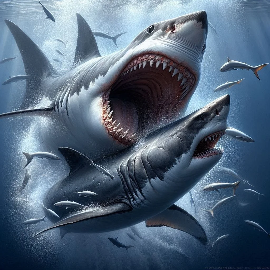 ¿Los tiburones grandes se están cazando entre sí?