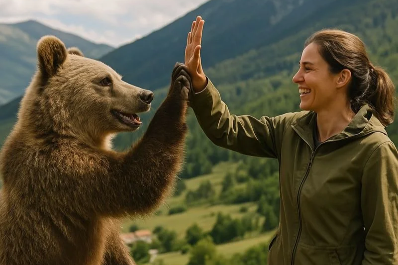 Los osos italianos han evolucionado para convivir con los humanos