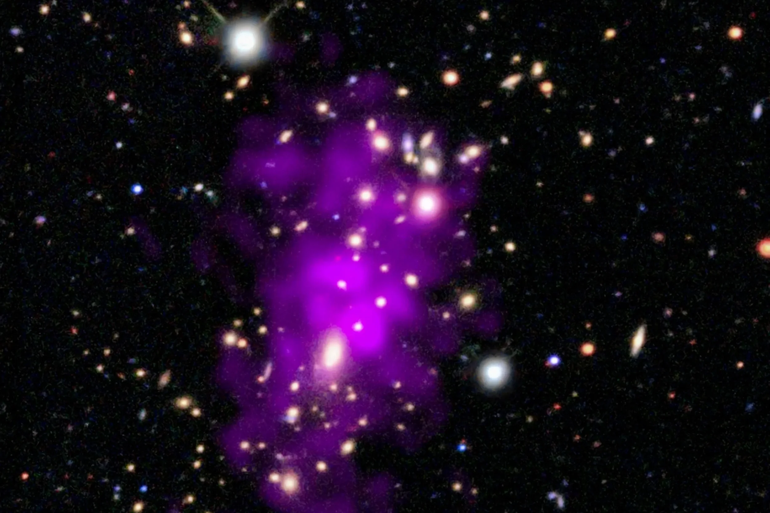 El telescopio Chandra de la NASA da la bienvenida al 2026  con el cúmulo Champagne