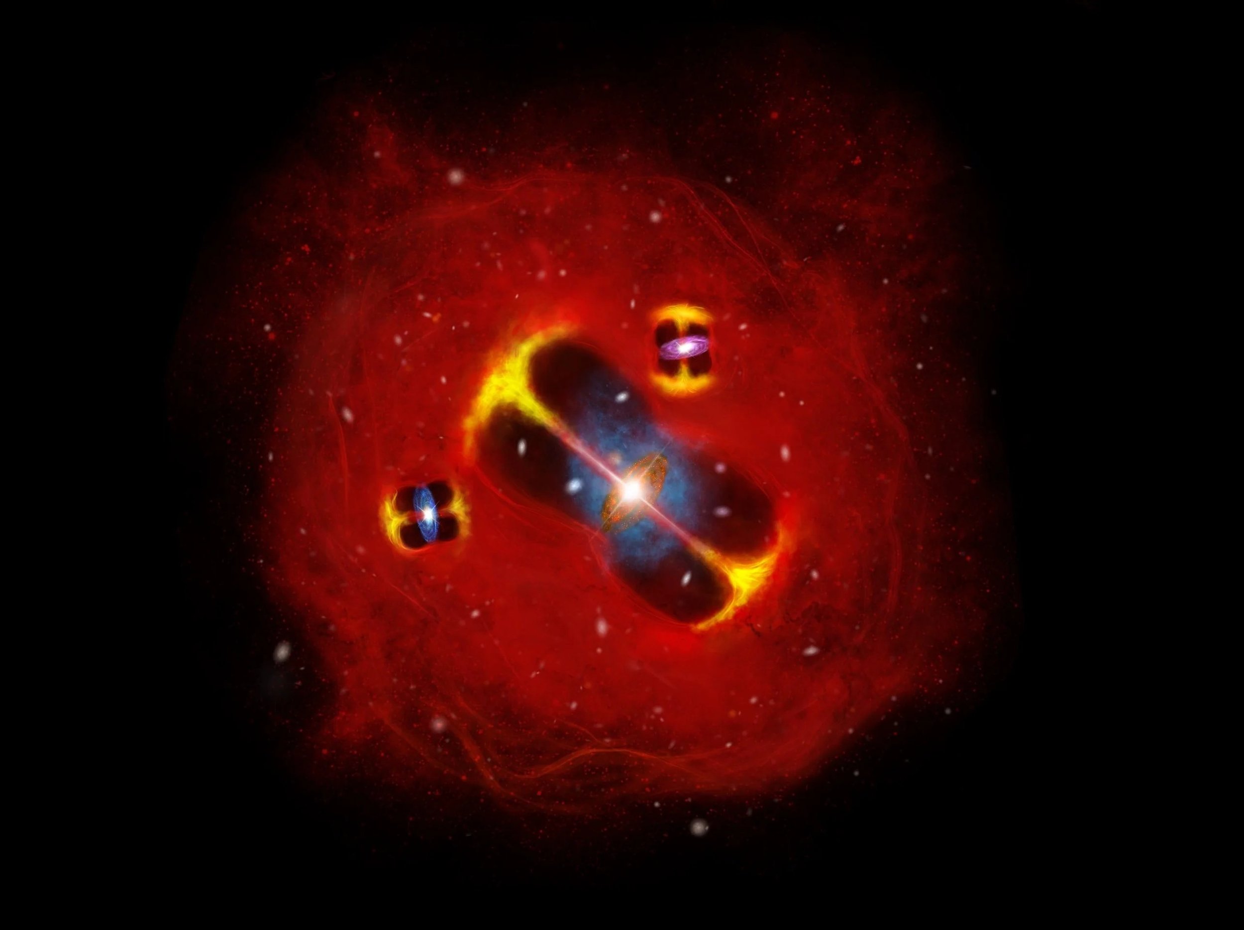 El gas más antiguo y caliente del universo desafía los modelos cosmológicos