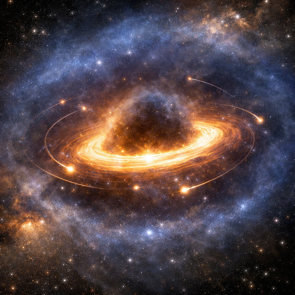 Materia oscura en el centro de la Vía Láctea: ¿y si allí no hubiera un agujero negro?