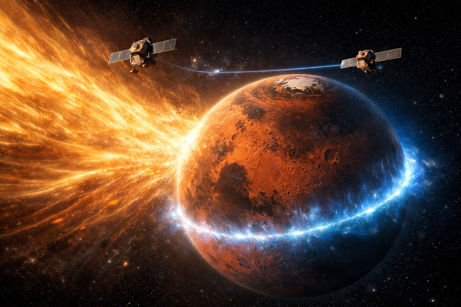 Una supertormenta solar golpea Marte: los orbitadores de la ESA detectan la mayor alteración jamás vista en su atmósfera