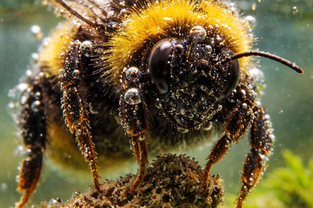 Cómo sobreviven los abejorros bajo el agua durante días sin ahogarse: el sorprendente secreto de las reinas de abejorro