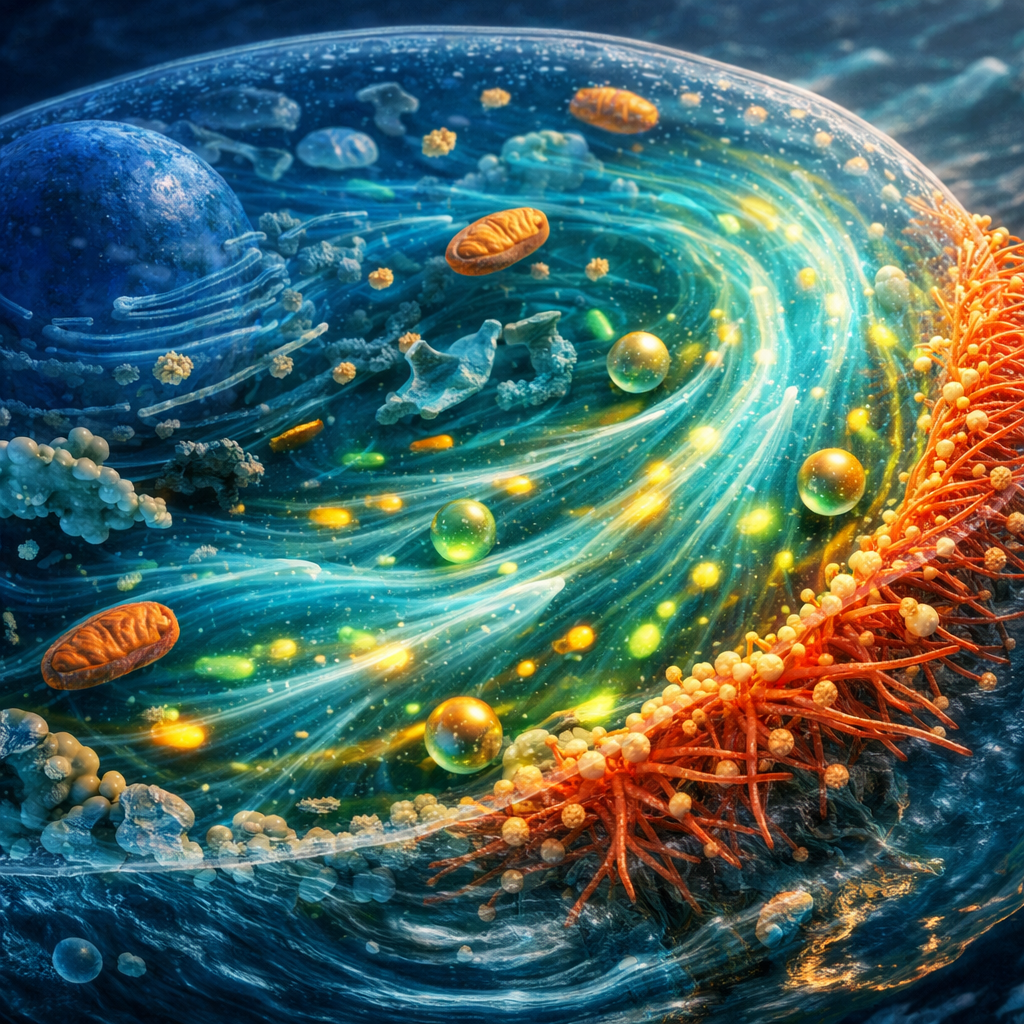 Vientos alisios dentro de las células: el descubrimiento que cambia cómo se mueven las proteínas